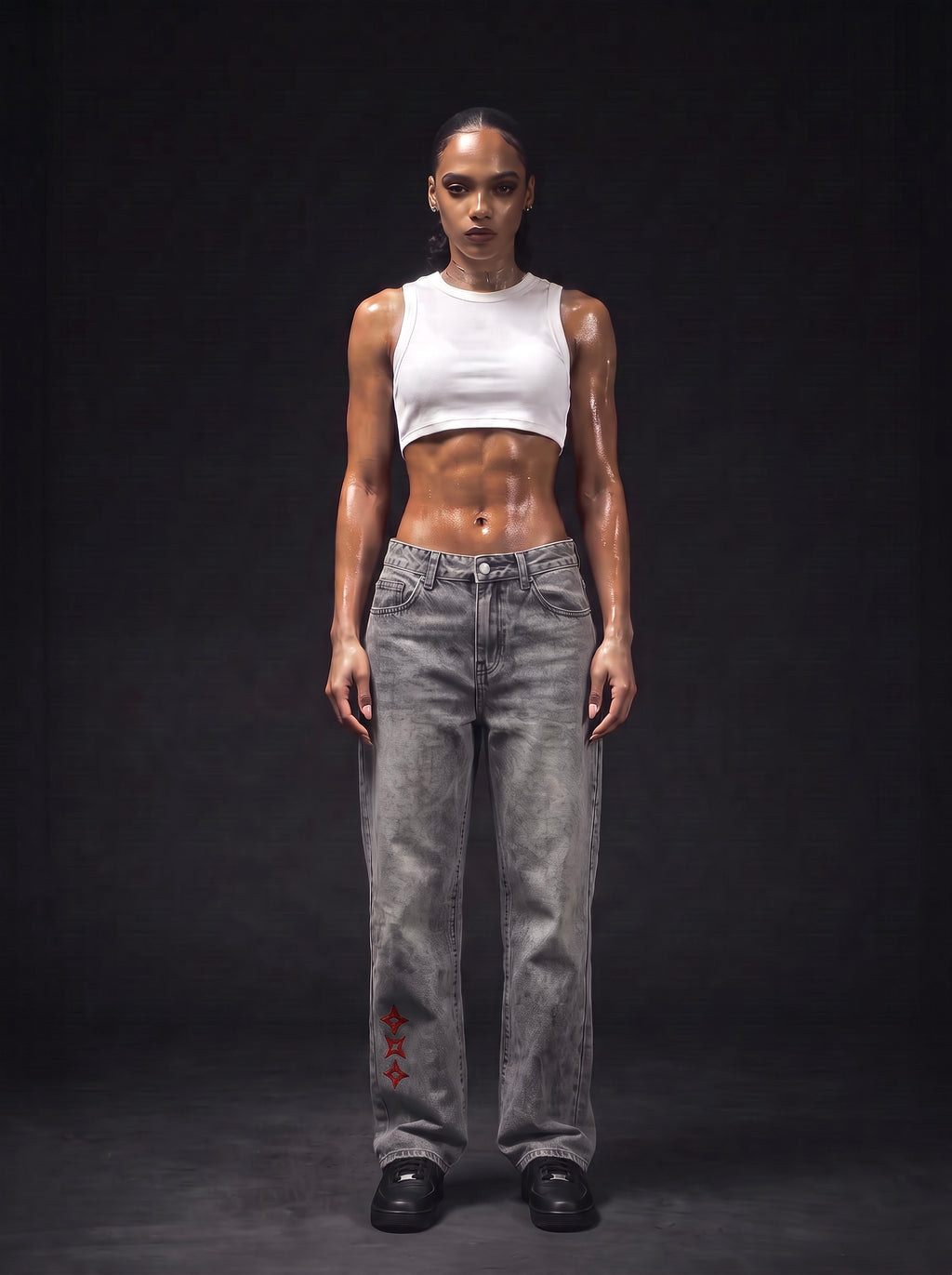 Serpent grey denim