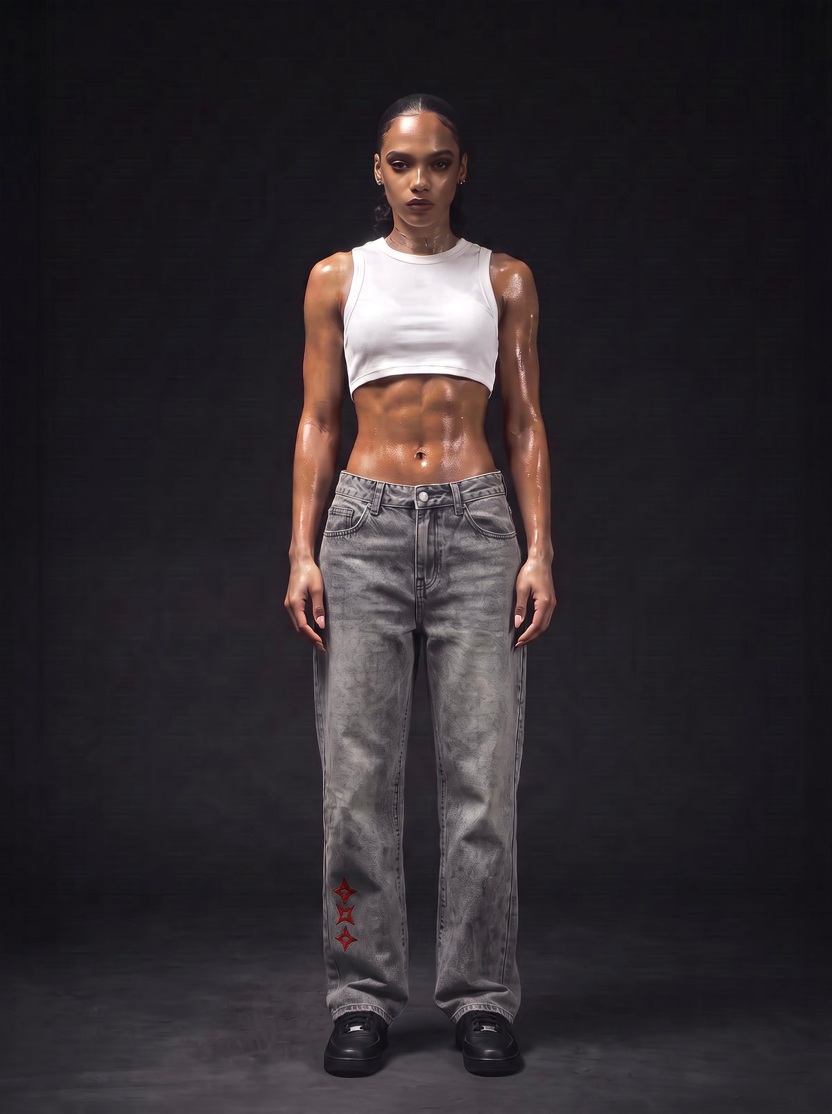 Serpent grey denim