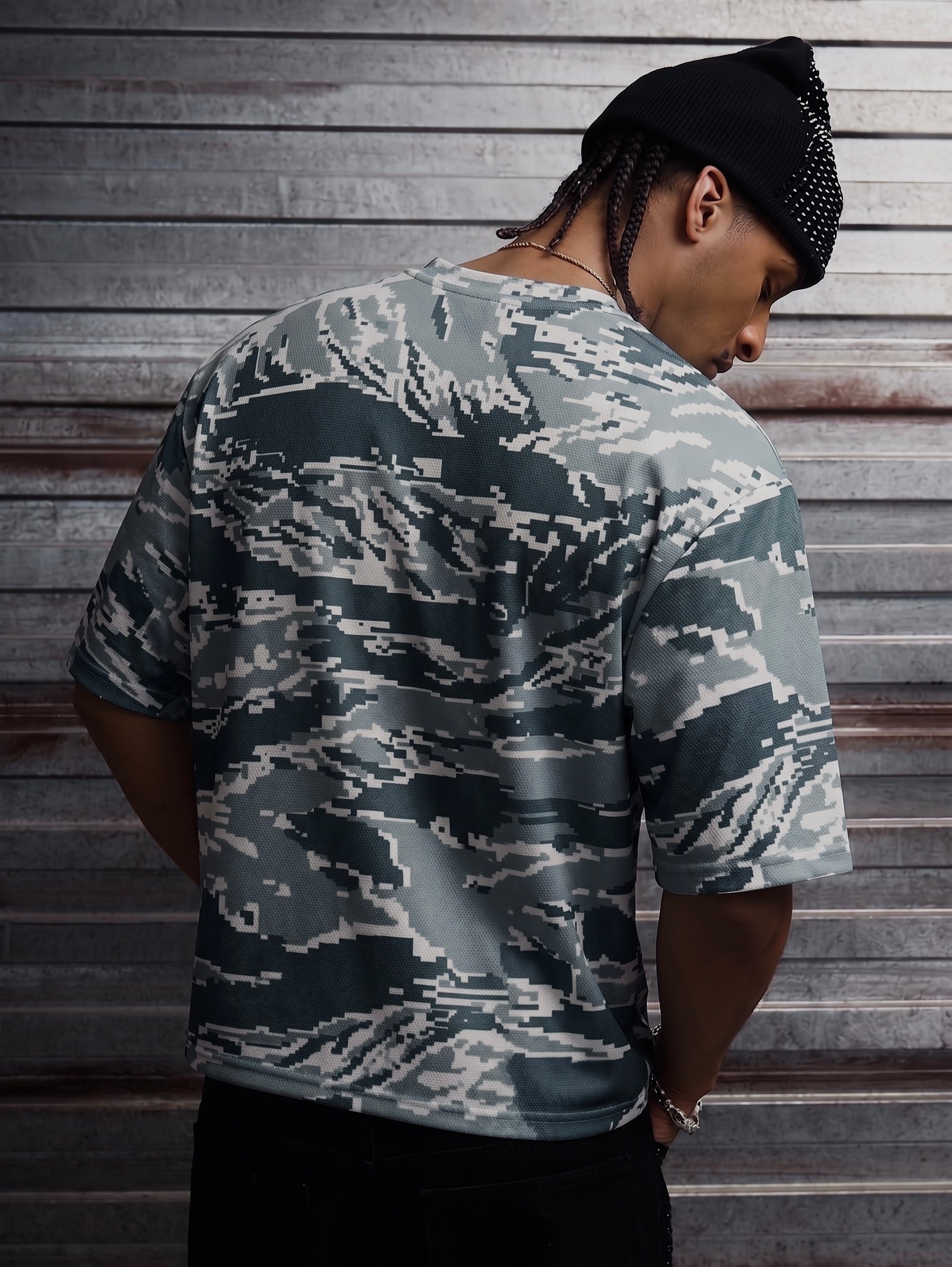 Cyber Glitch Camo Tee