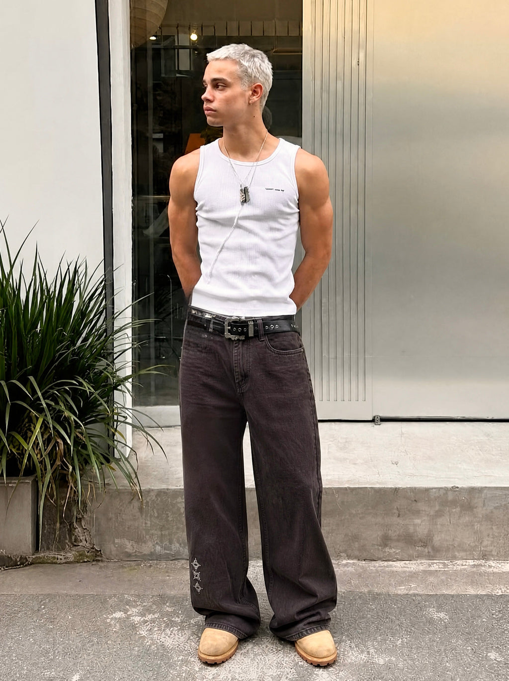 Mocha Tiger Denim