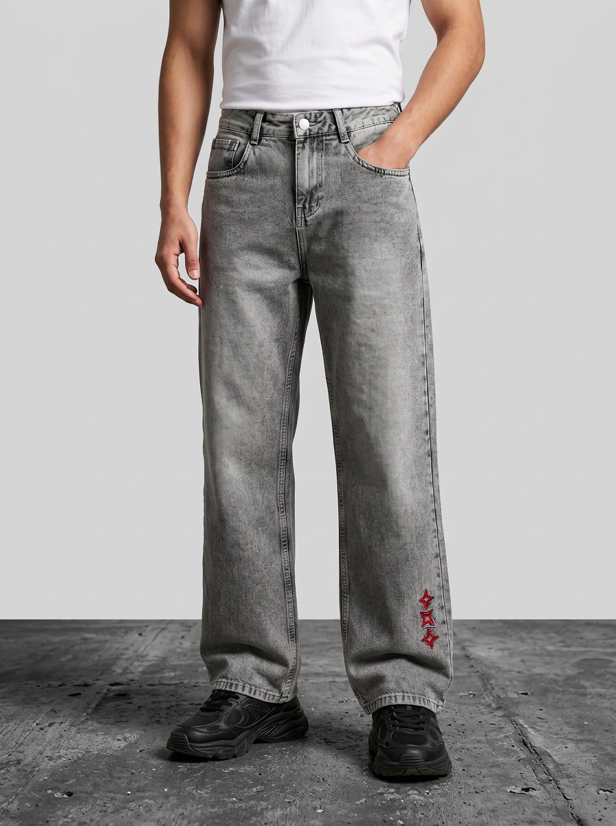 Serpent grey denim