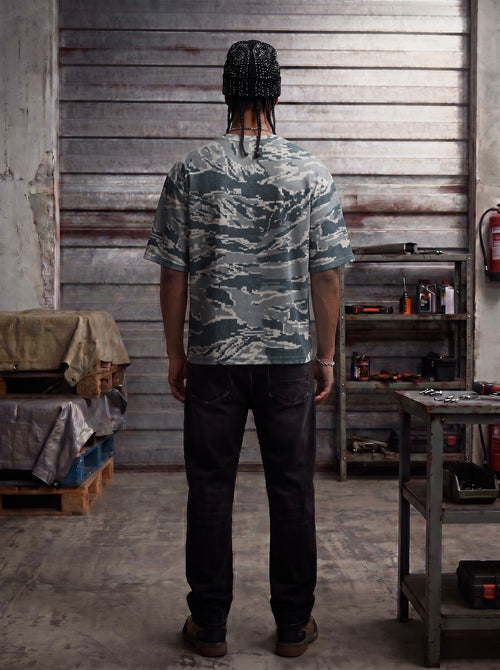 Cyber Glitch Camo Tee