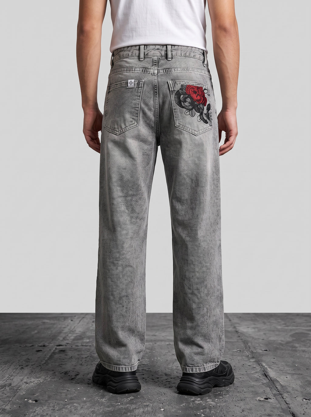Serpent grey denim