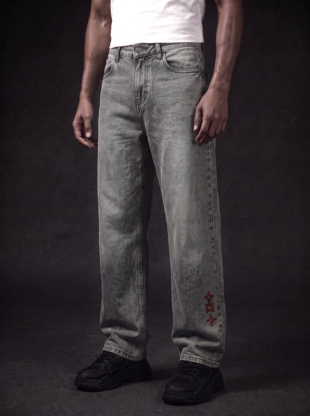 Serpent grey denim