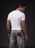 Serpent grey denim