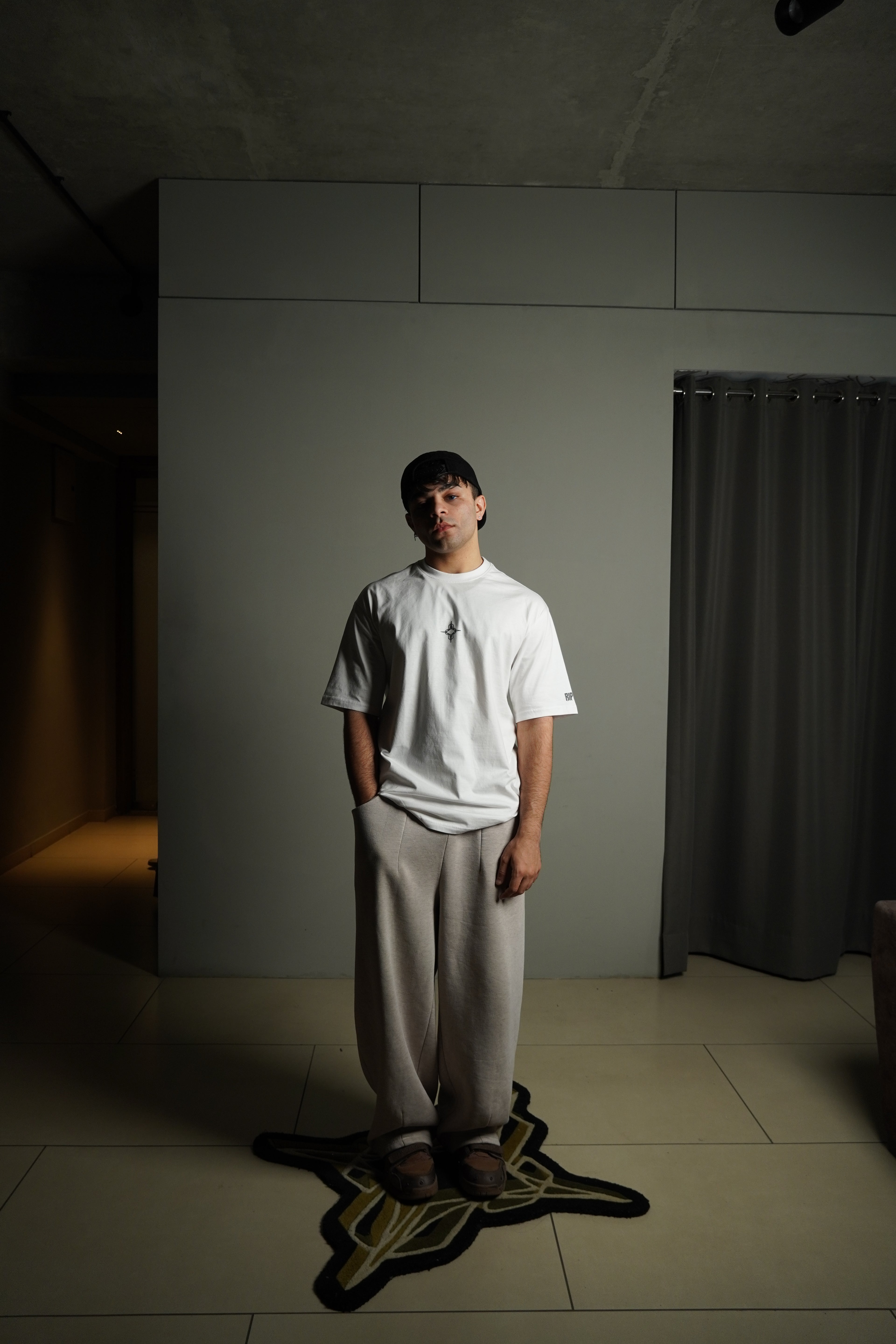 White basic tee