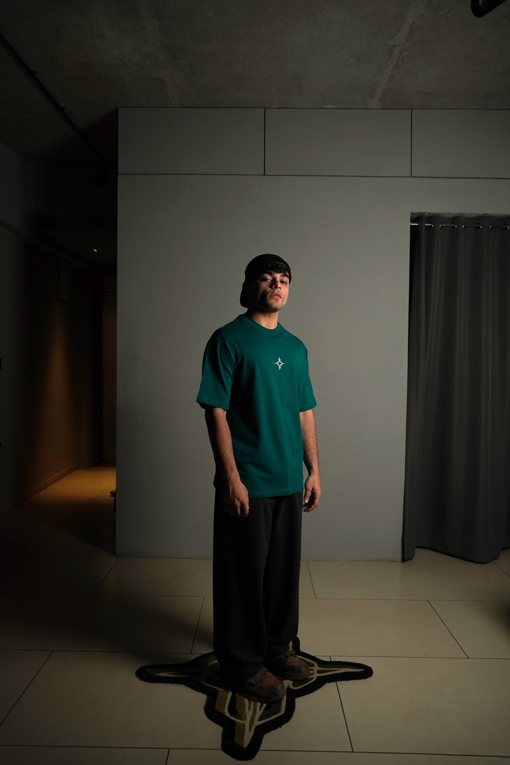 Green basic tee