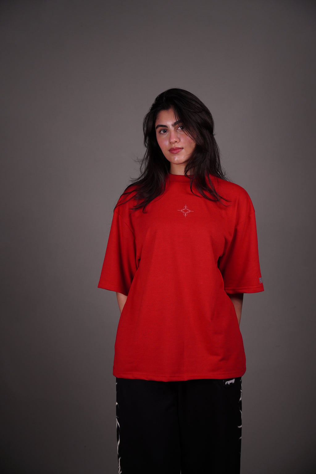 Deep Red tee