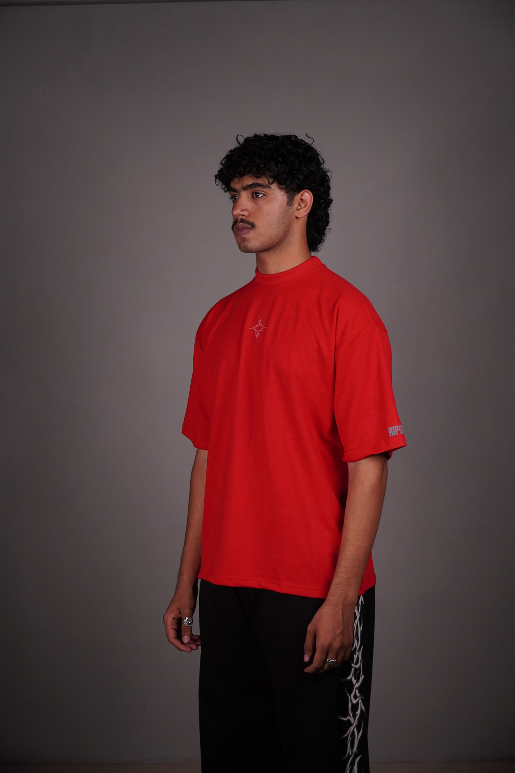 Deep Red tee