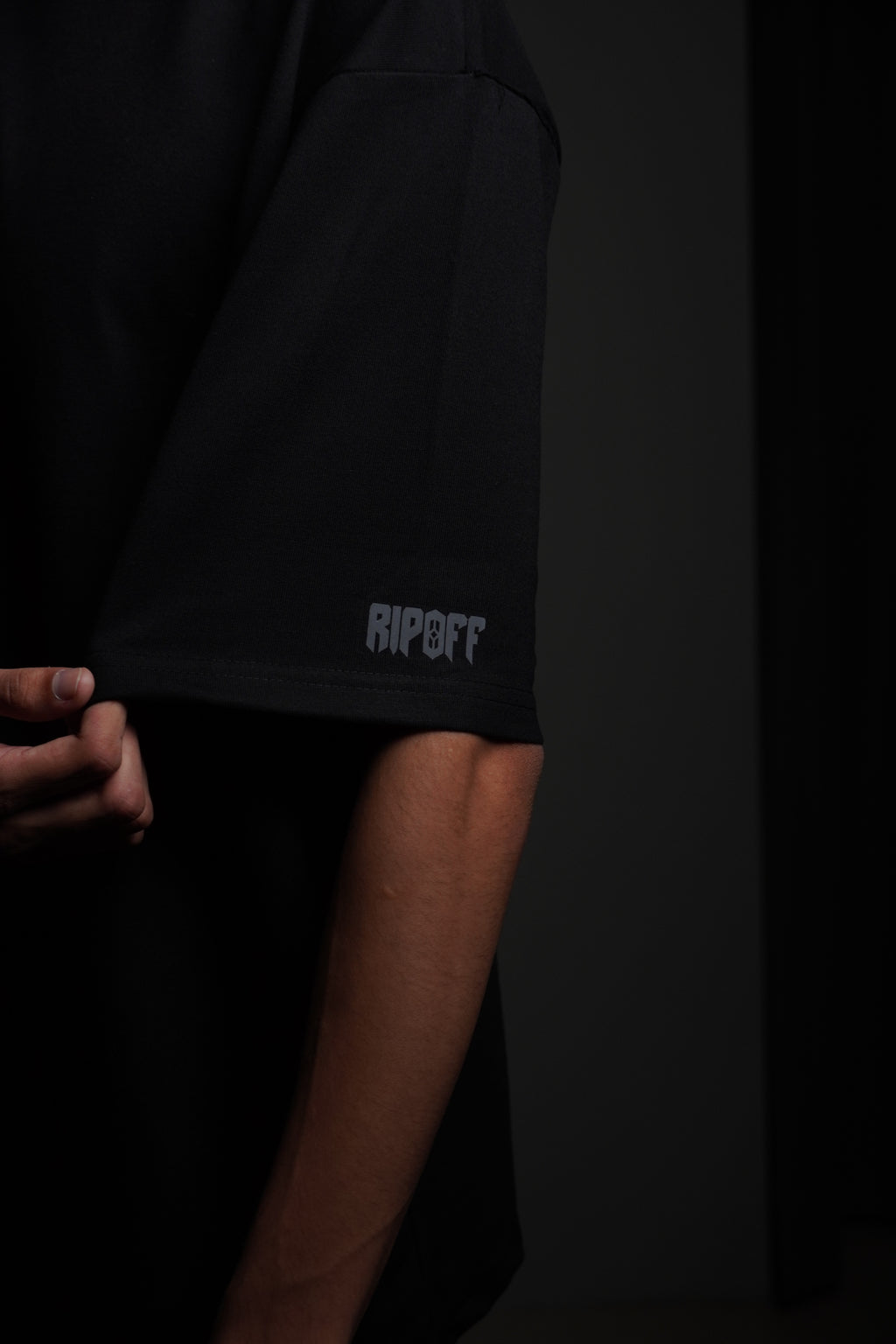 Jet black tee