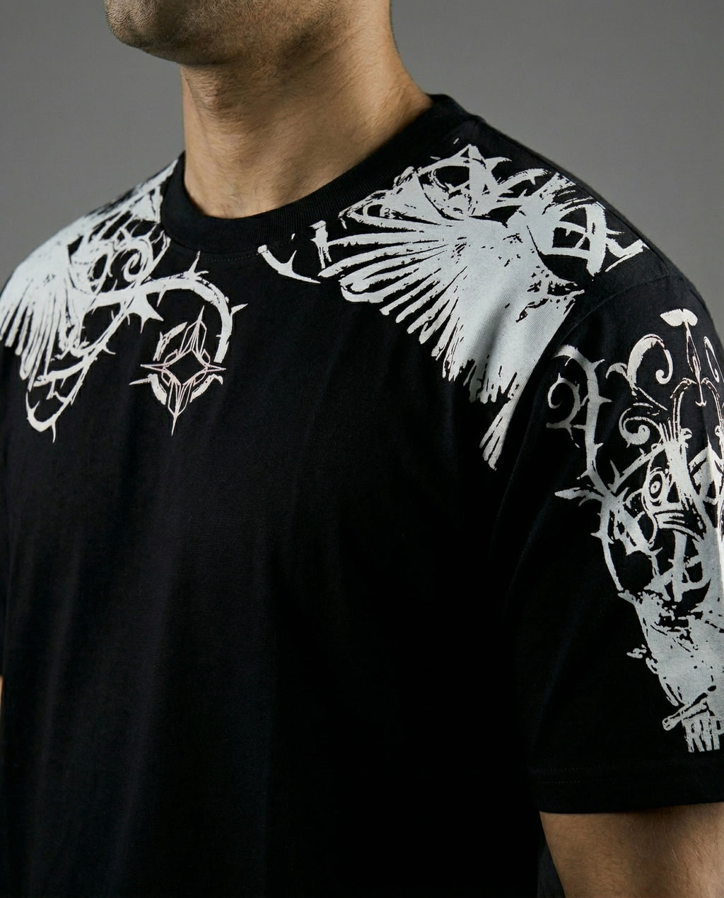 Raven tee (white)