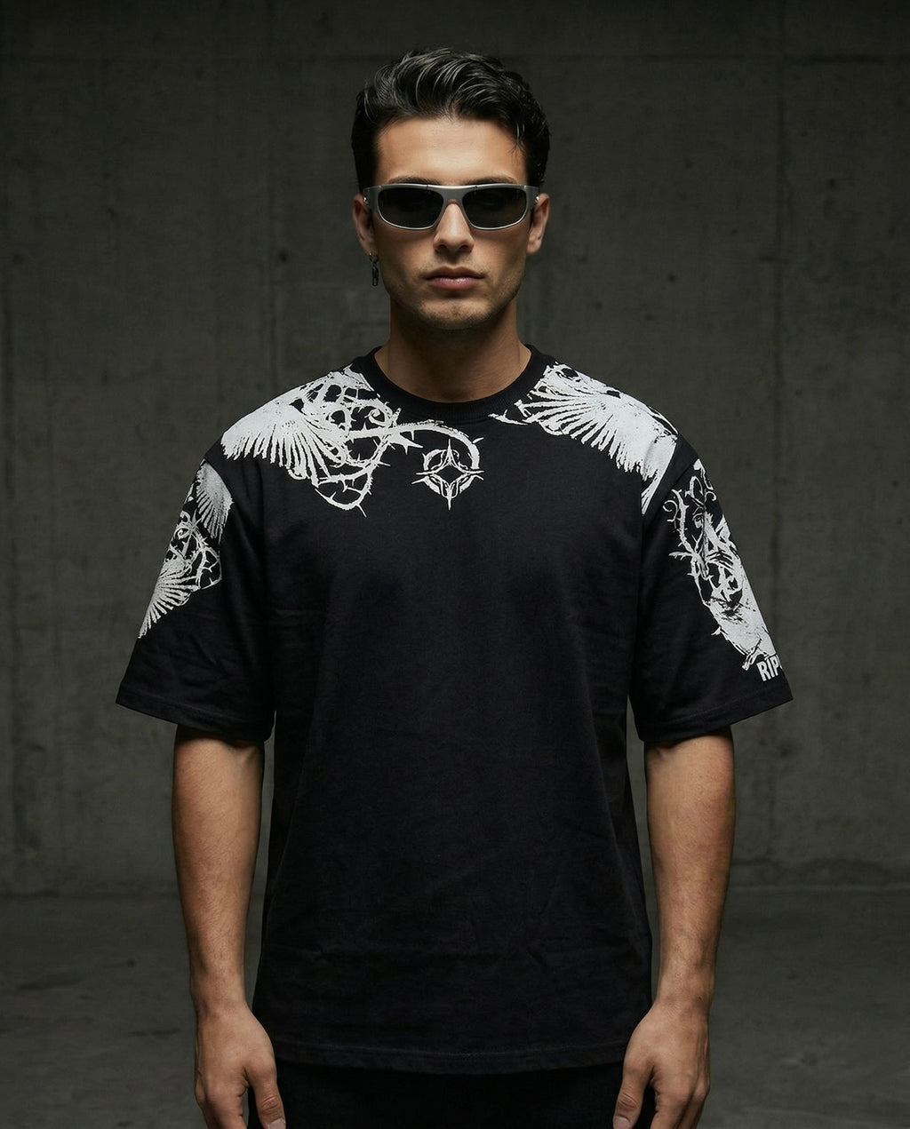 Raven tee (white)