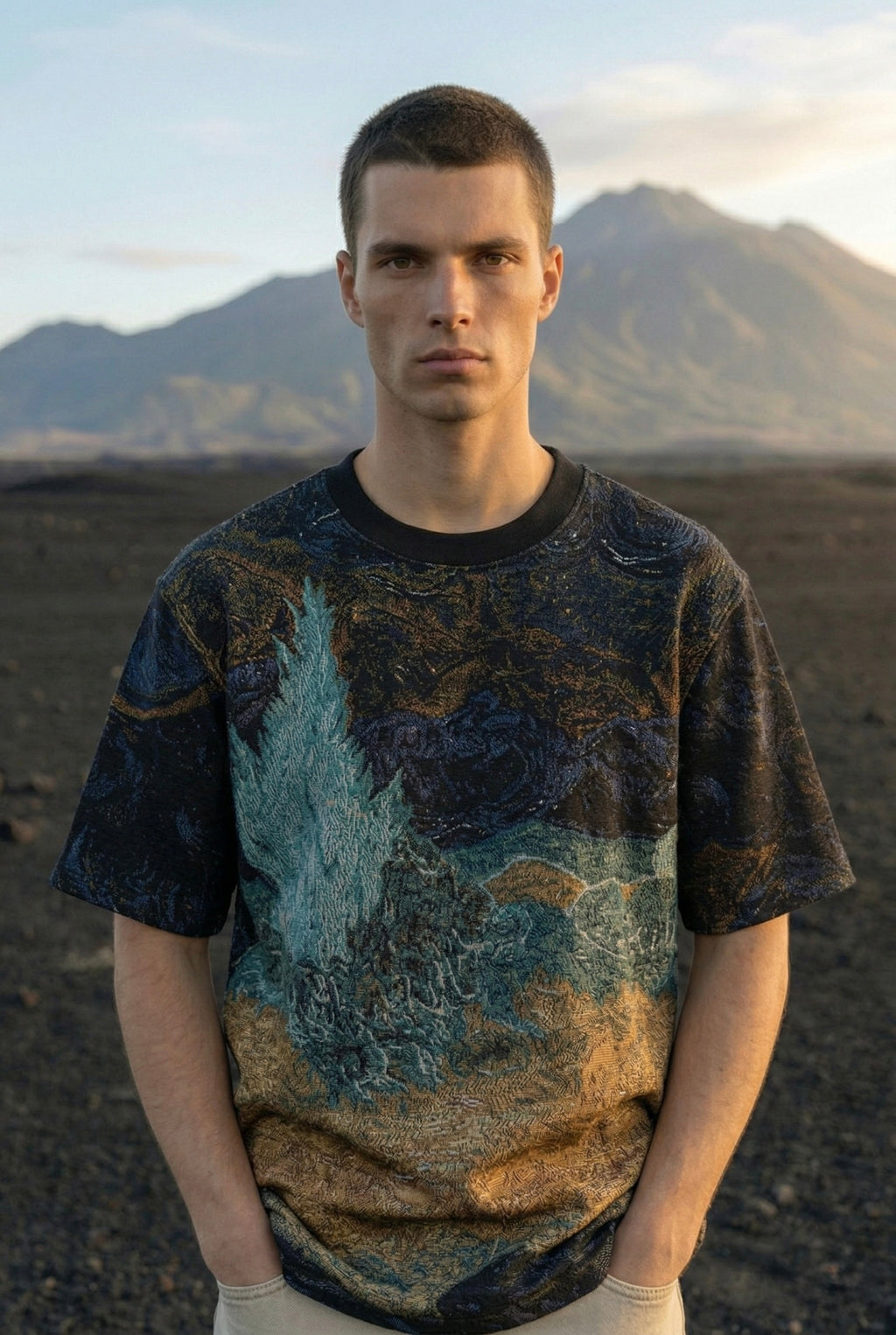 Midnight horizon tee