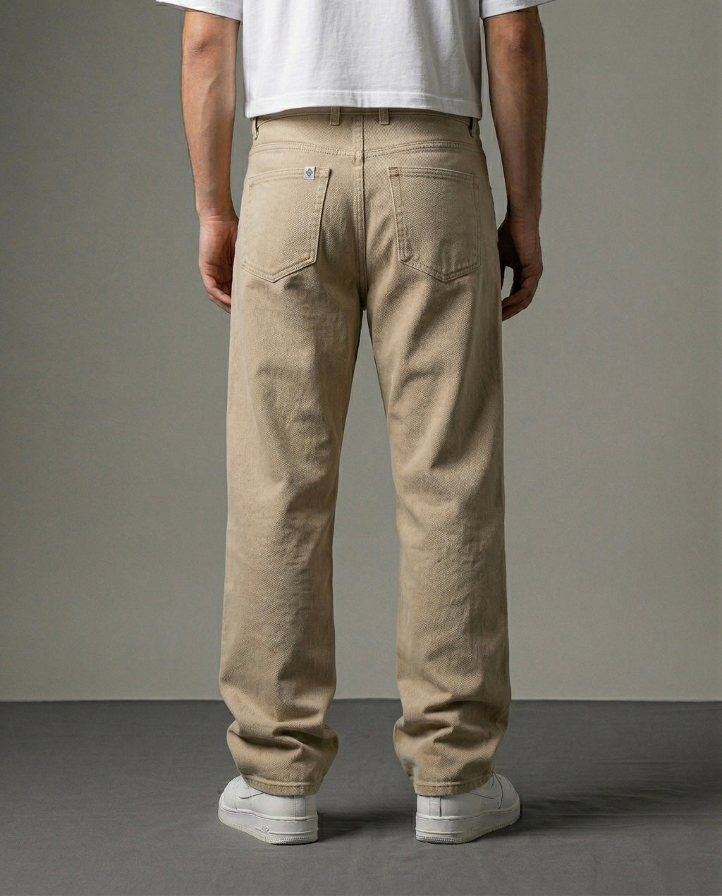Cult beige denim which is a beige coloured baggy streetwear denim by Ripoff