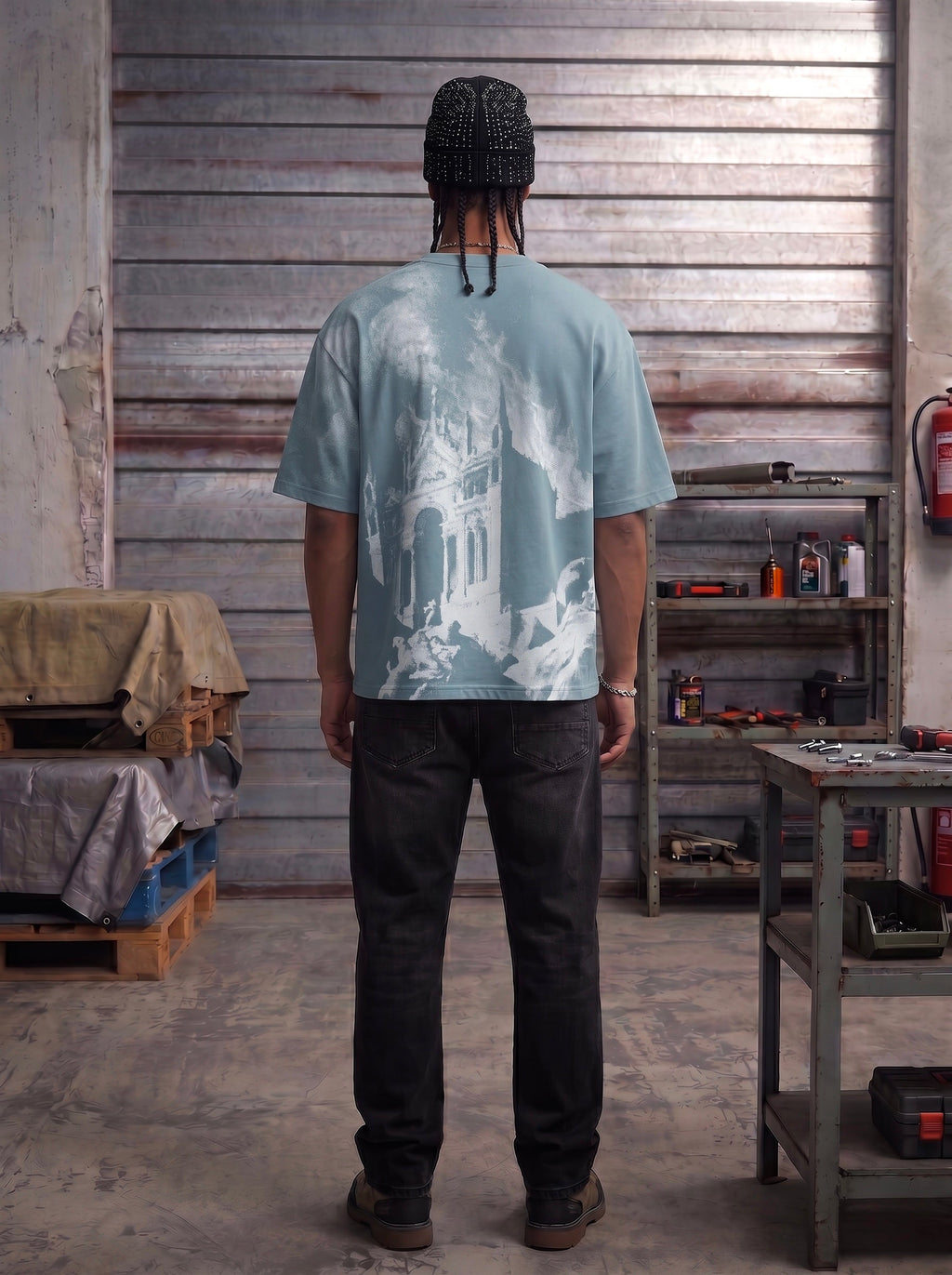 Cult Ruins Tee( Oversized Tshirts ) by Ripoff