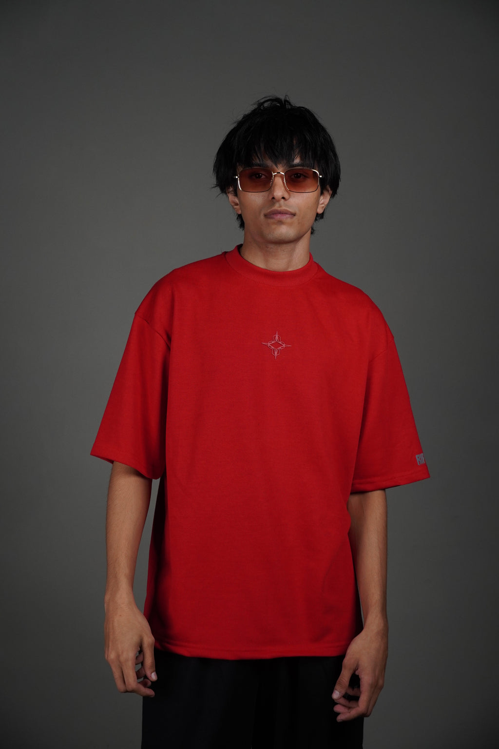 Deep Red tee( Oversized Tshirts ) by Ripoff
