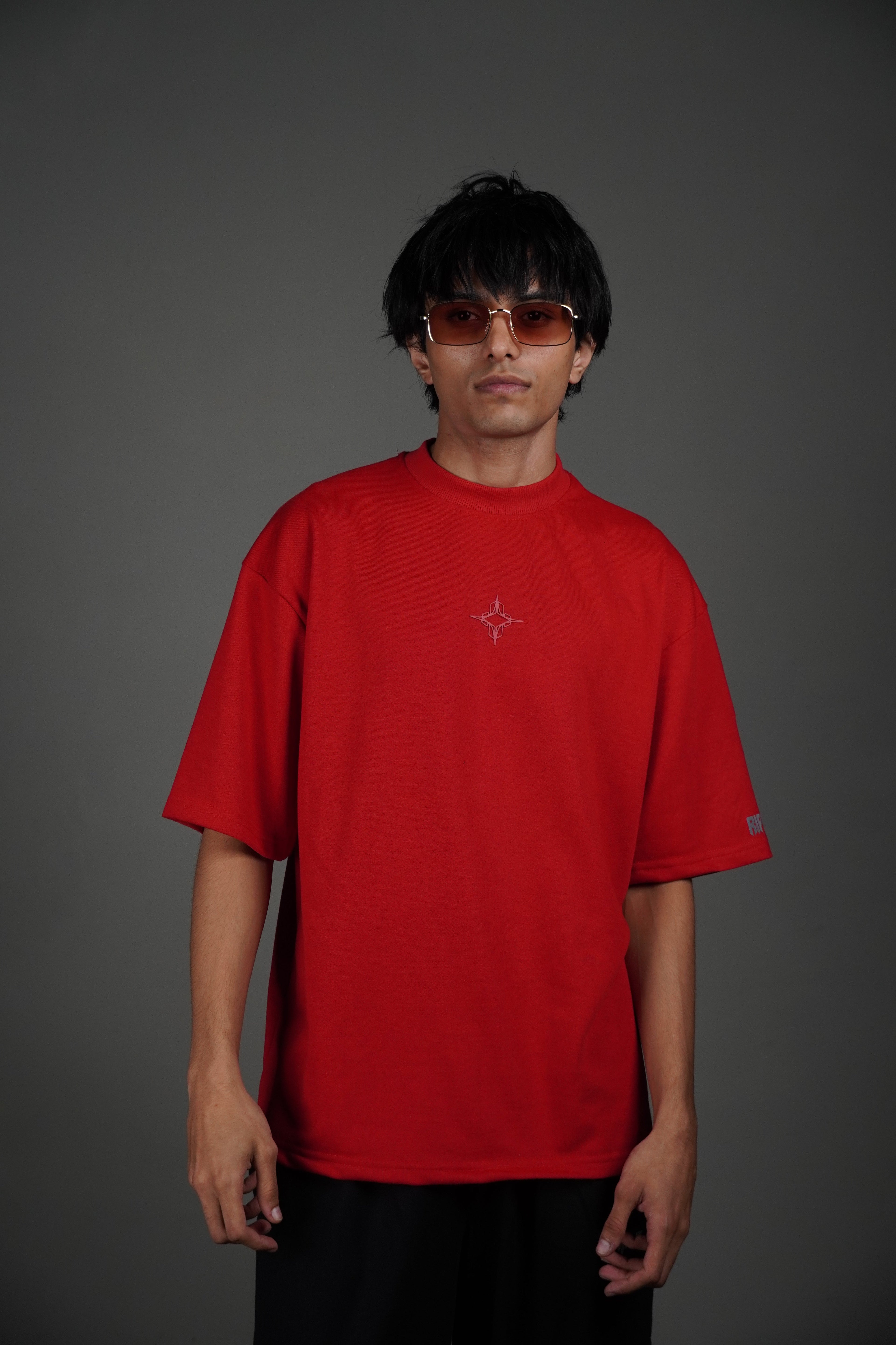 Deep Red tee( Oversized Tshirts ) by Ripoff