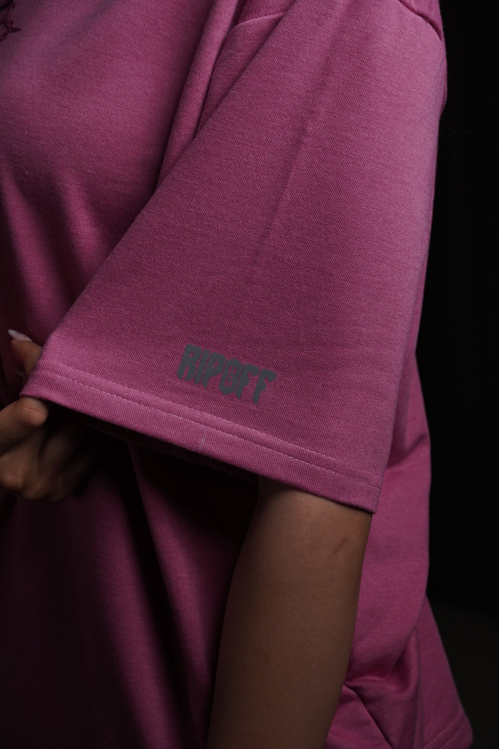 Faded Pink tee( Oversized Tshirts ) by Ripoff