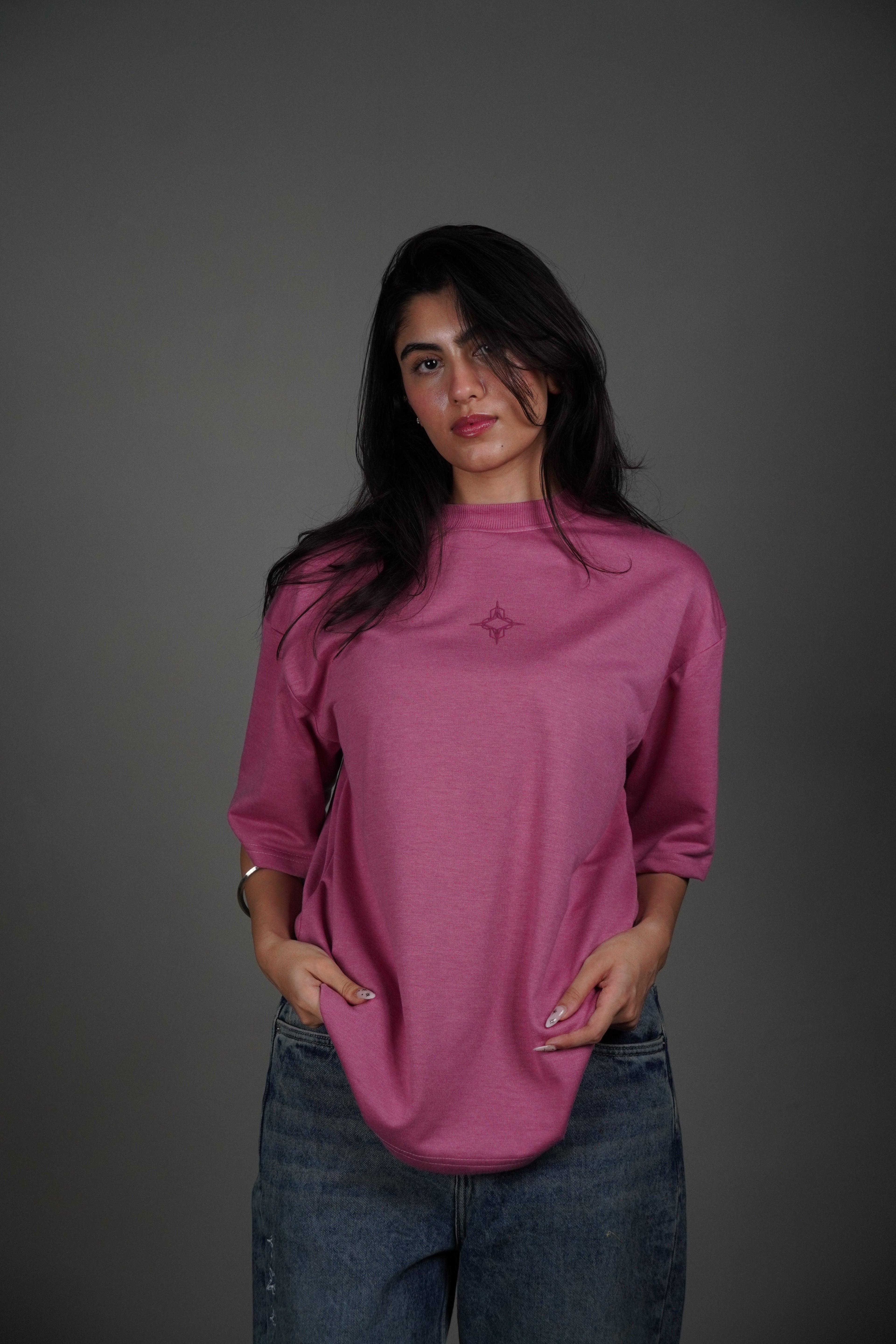 Faded Pink tee( Oversized Tshirts ) by Ripoff