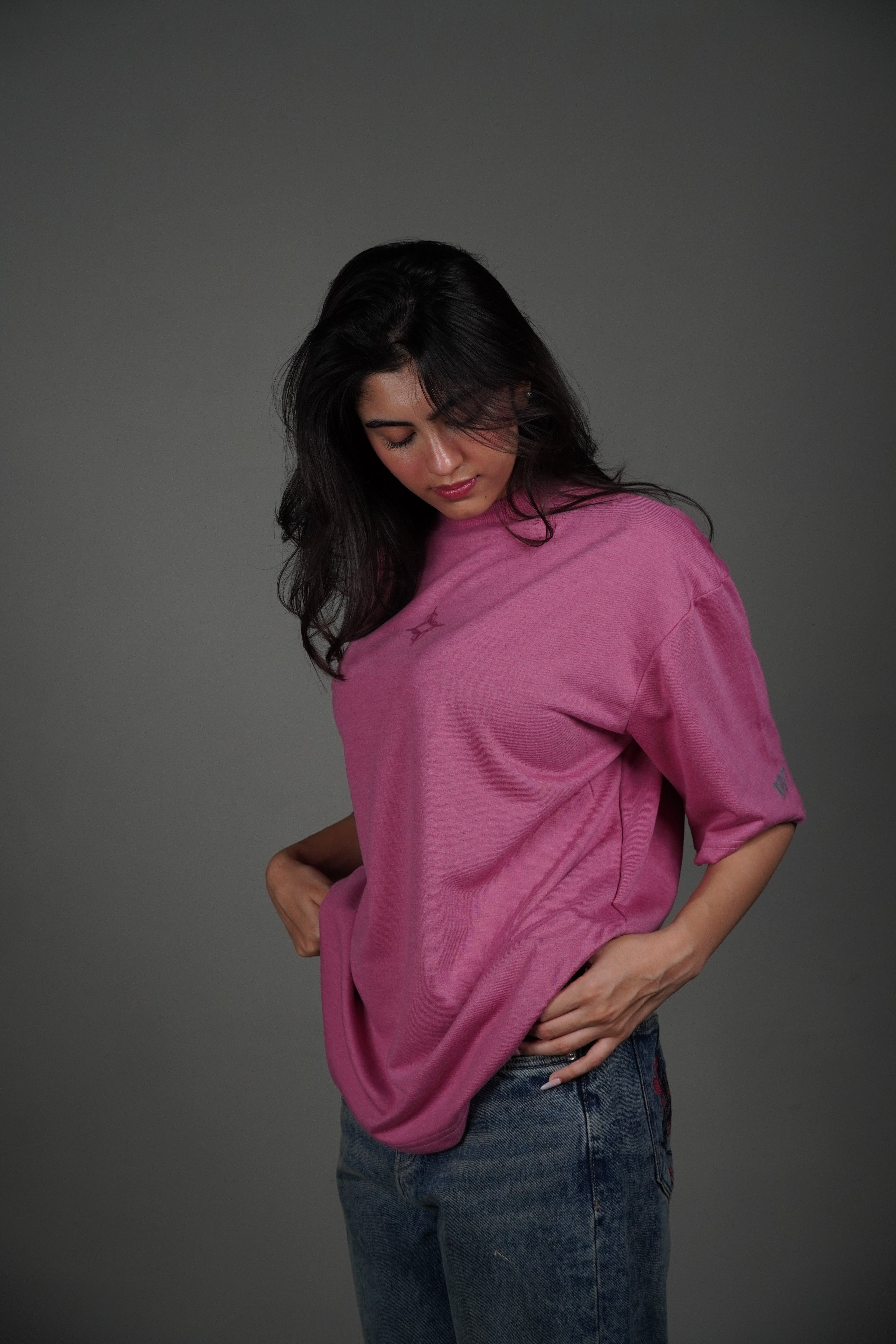 Faded Pink tee( Oversized Tshirts ) by Ripoff