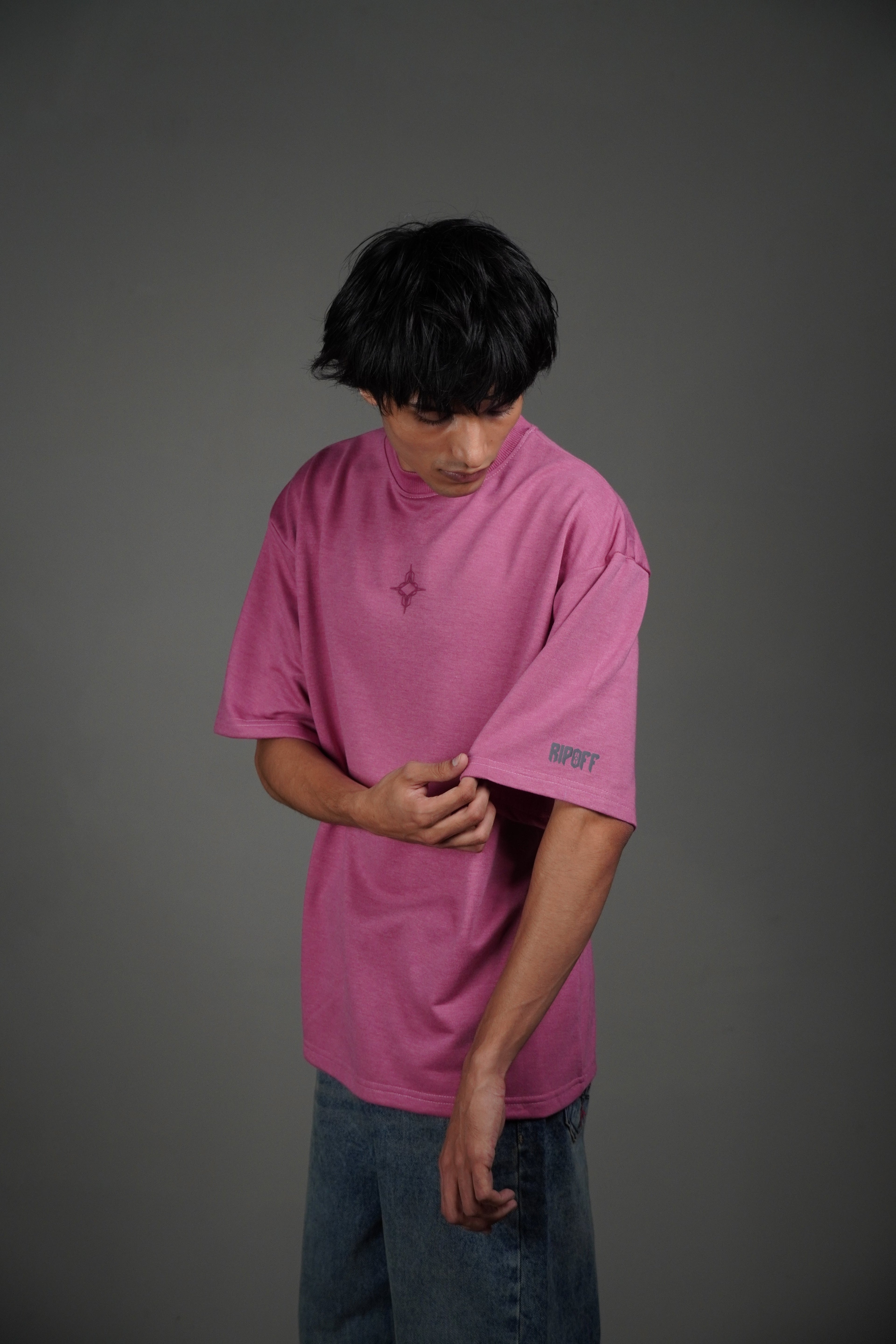 Faded Pink tee( Oversized Tshirts ) by Ripoff