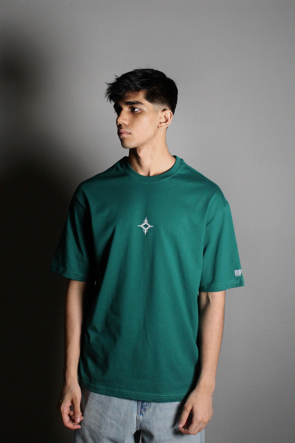 Green basic tee( Oversized Tshirts ) by Ripoff