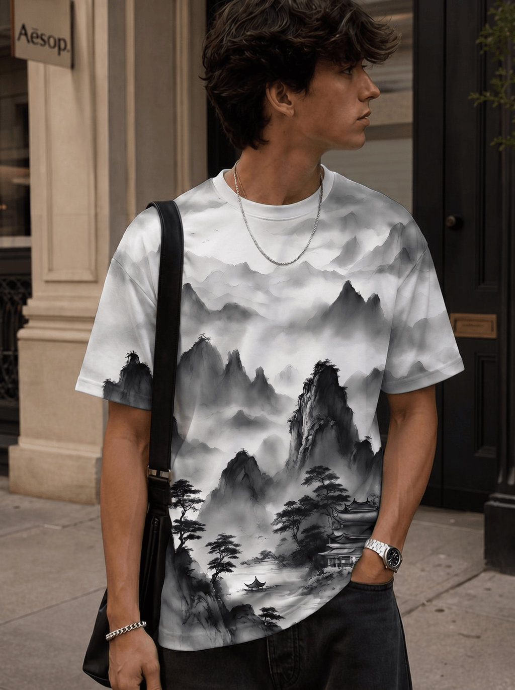 Inkfall Tee( Oversized Tshirts ) by Ripoff