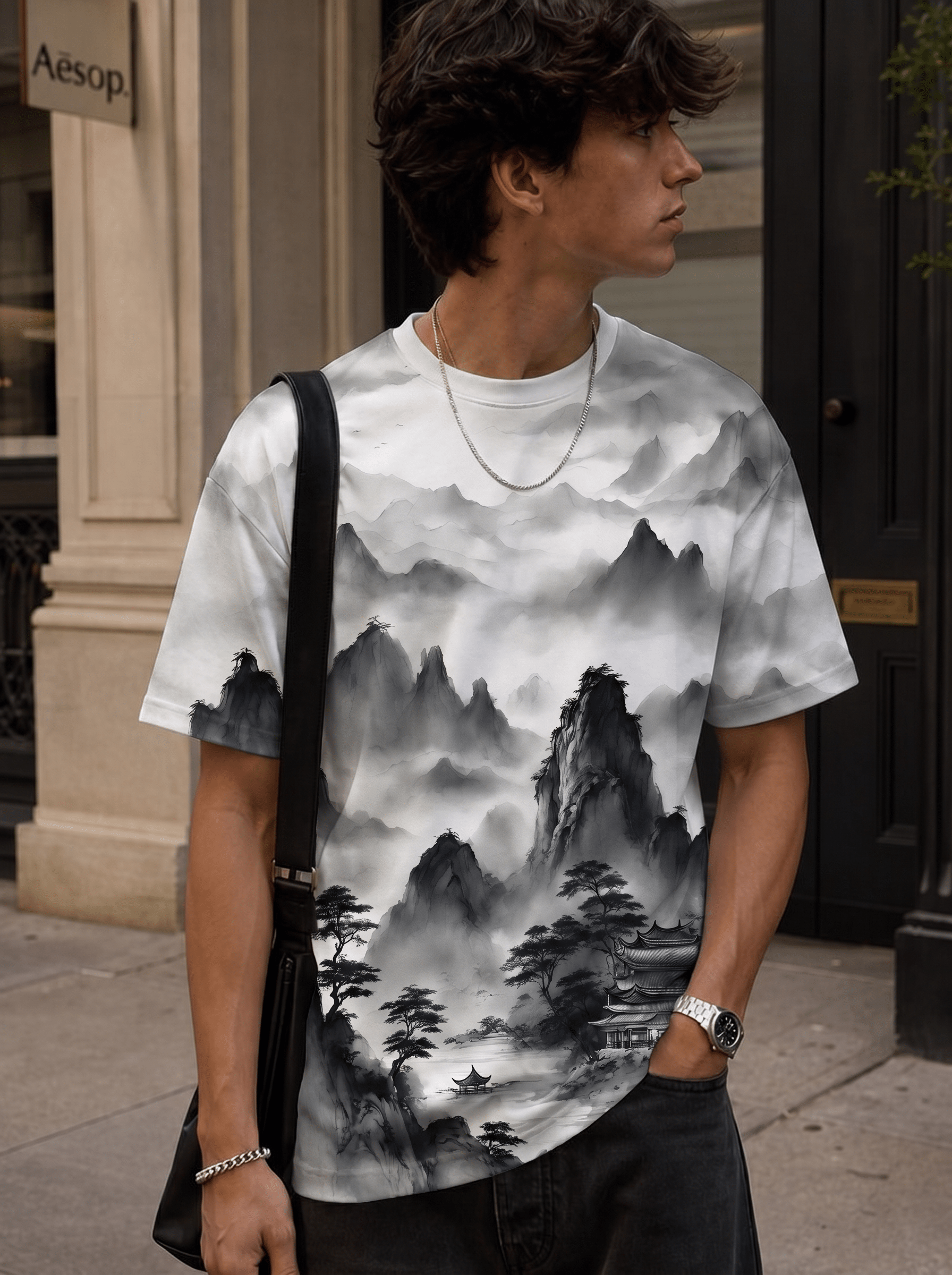 Inkfall Tee( Oversized Tshirts ) by Ripoff