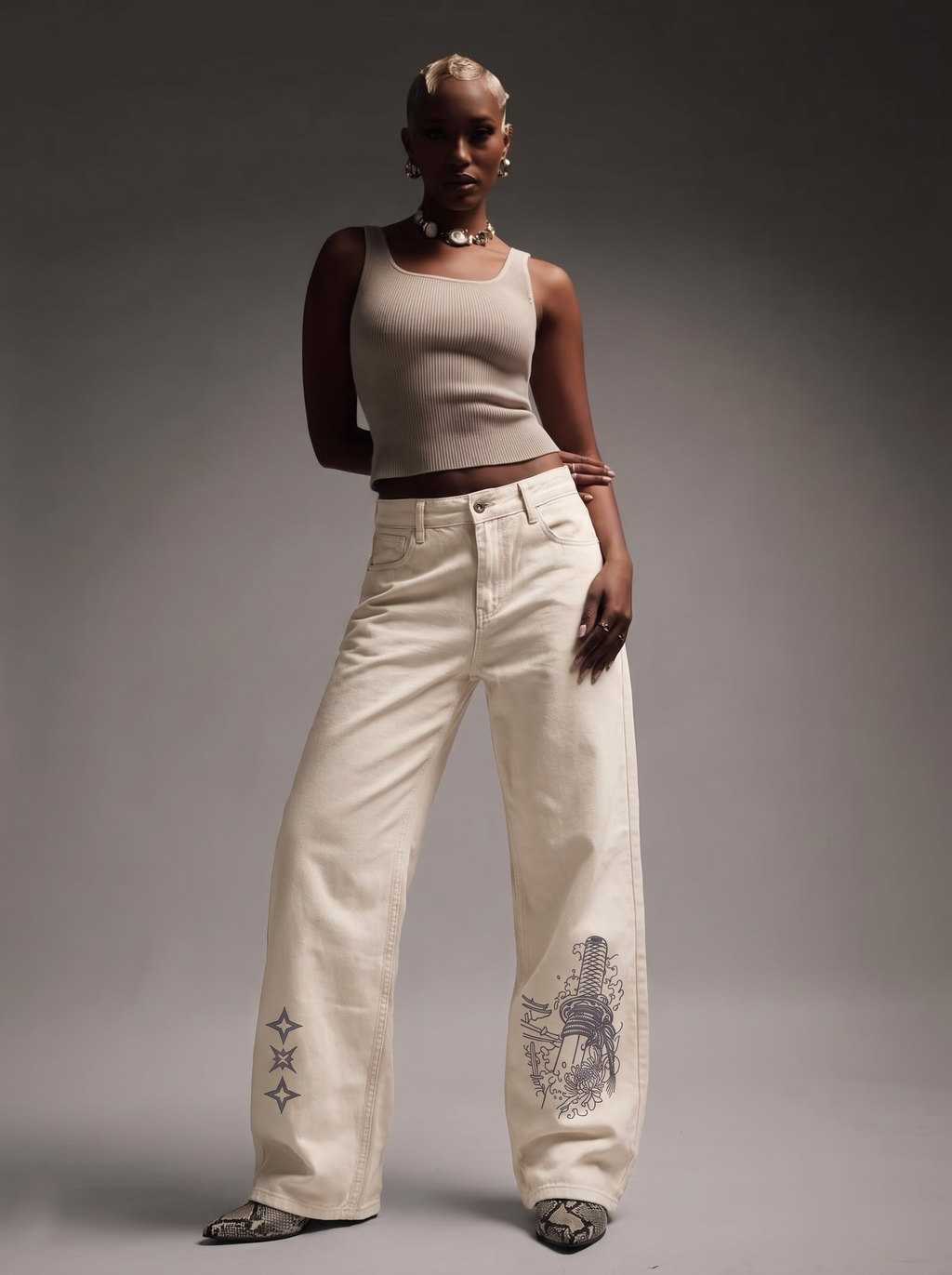 Ivory Katana Denim