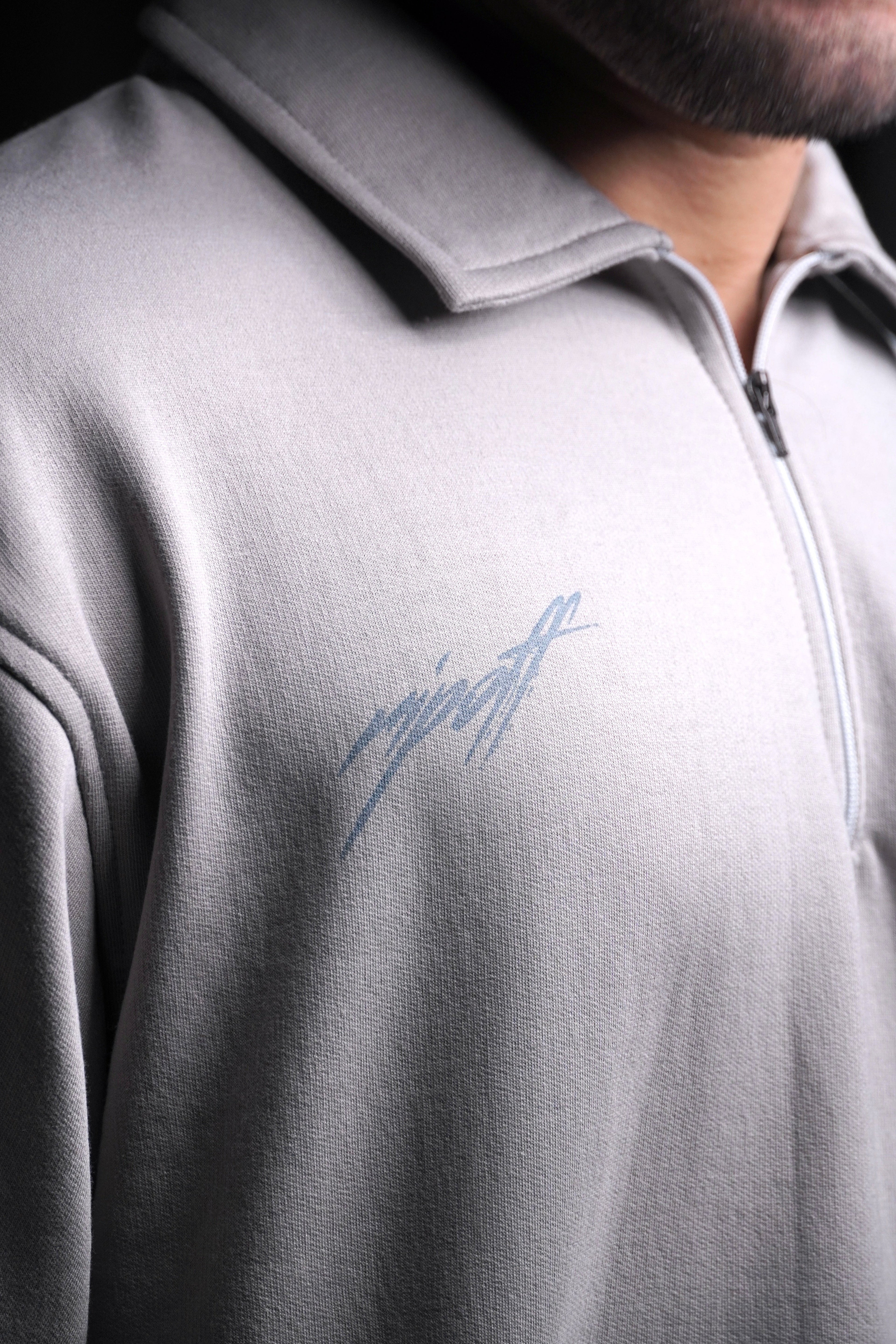 Minimal zipper( sweatshirt ) by Ripoff