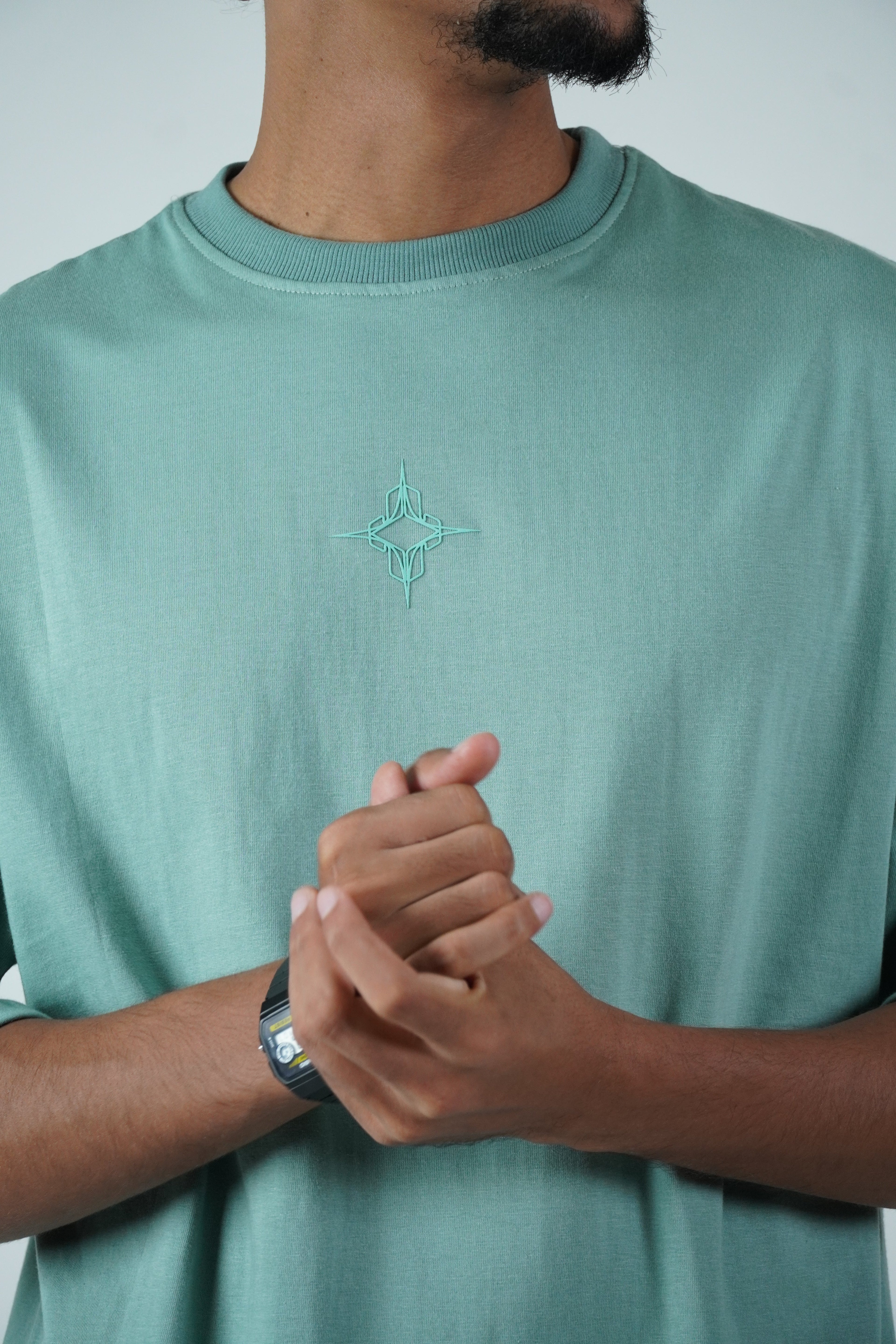 Mint green tee (Oversized)( Oversized Tshirts ) by Ripoff