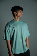 Mint green tee (Oversized)( Oversized Tshirts ) by Ripoff