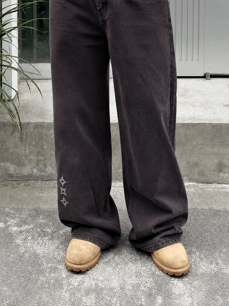 Mocha Tiger Denim which is a brown coloured baggy streetwear denim by Ripoff