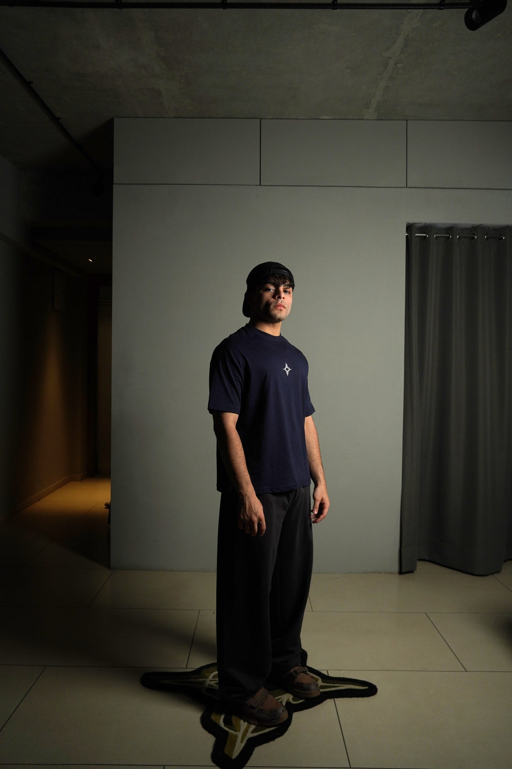Navy blue basic tee( Oversized Tshirts ) by Ripoff