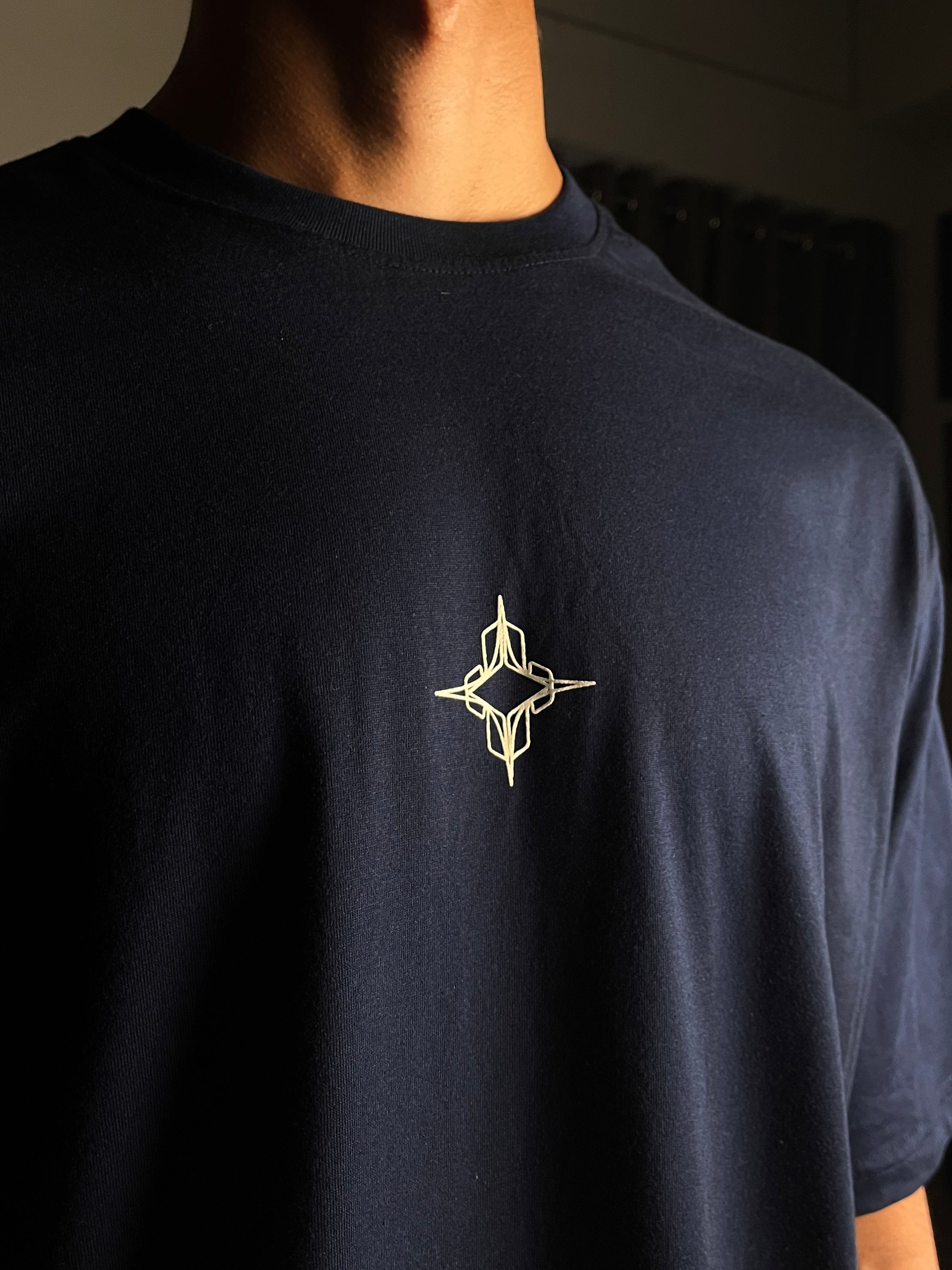 Navy blue basic tee( Oversized Tshirts ) by Ripoff