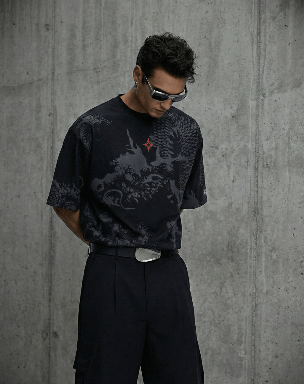 Obsidian tee( Oversized Tshirts ) by Ripoff