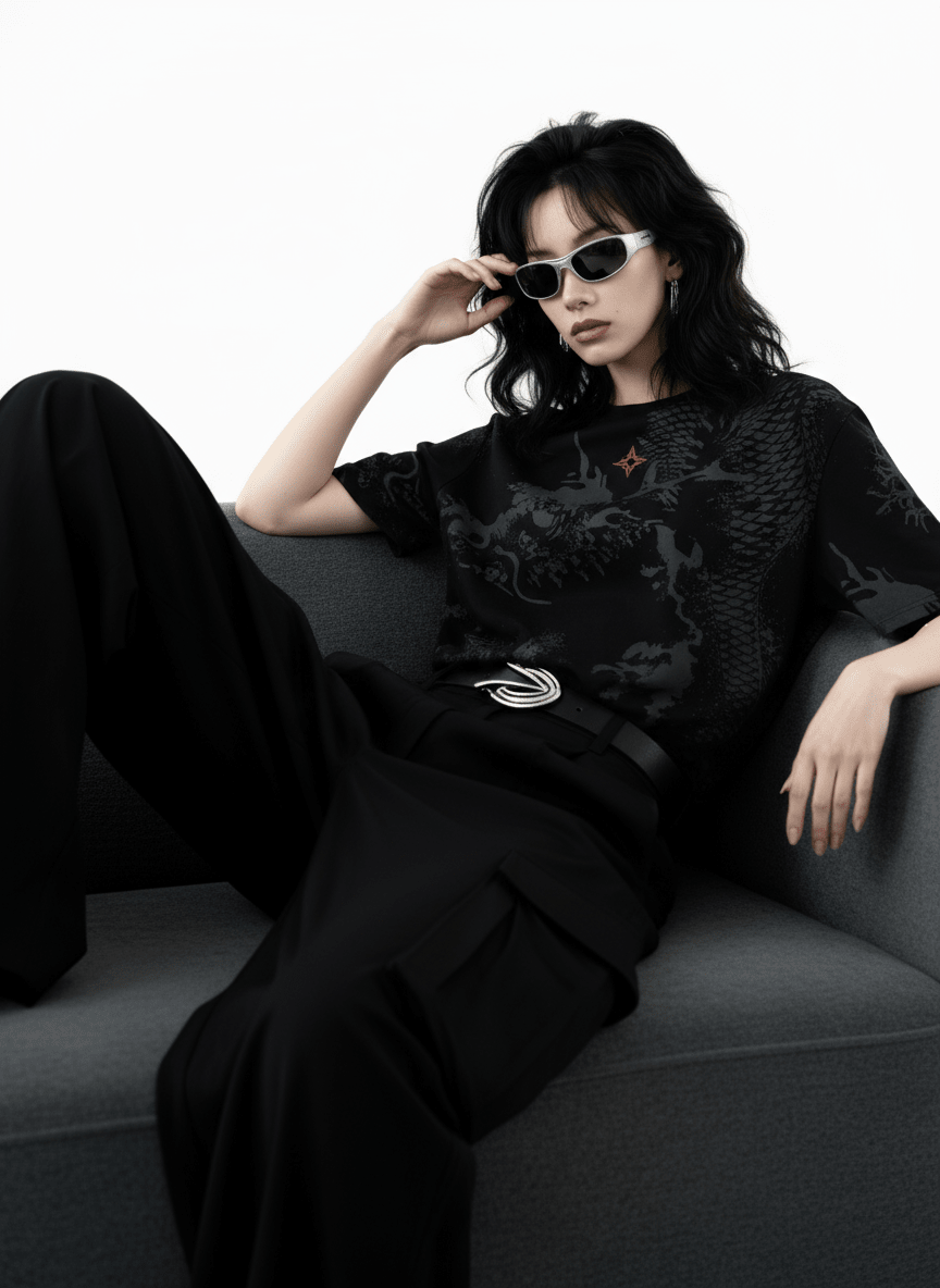 Obsidian tee( Oversized Tshirts ) by Ripoff