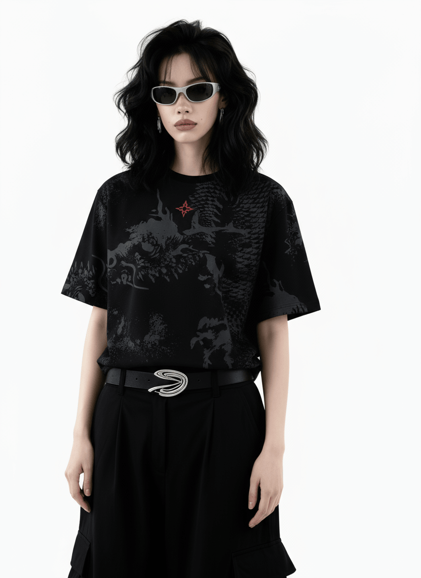Obsidian tee( Oversized Tshirts ) by Ripoff