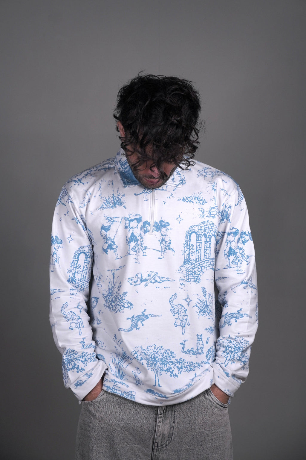 Old English zipper( sweatshirt ) by Ripoff