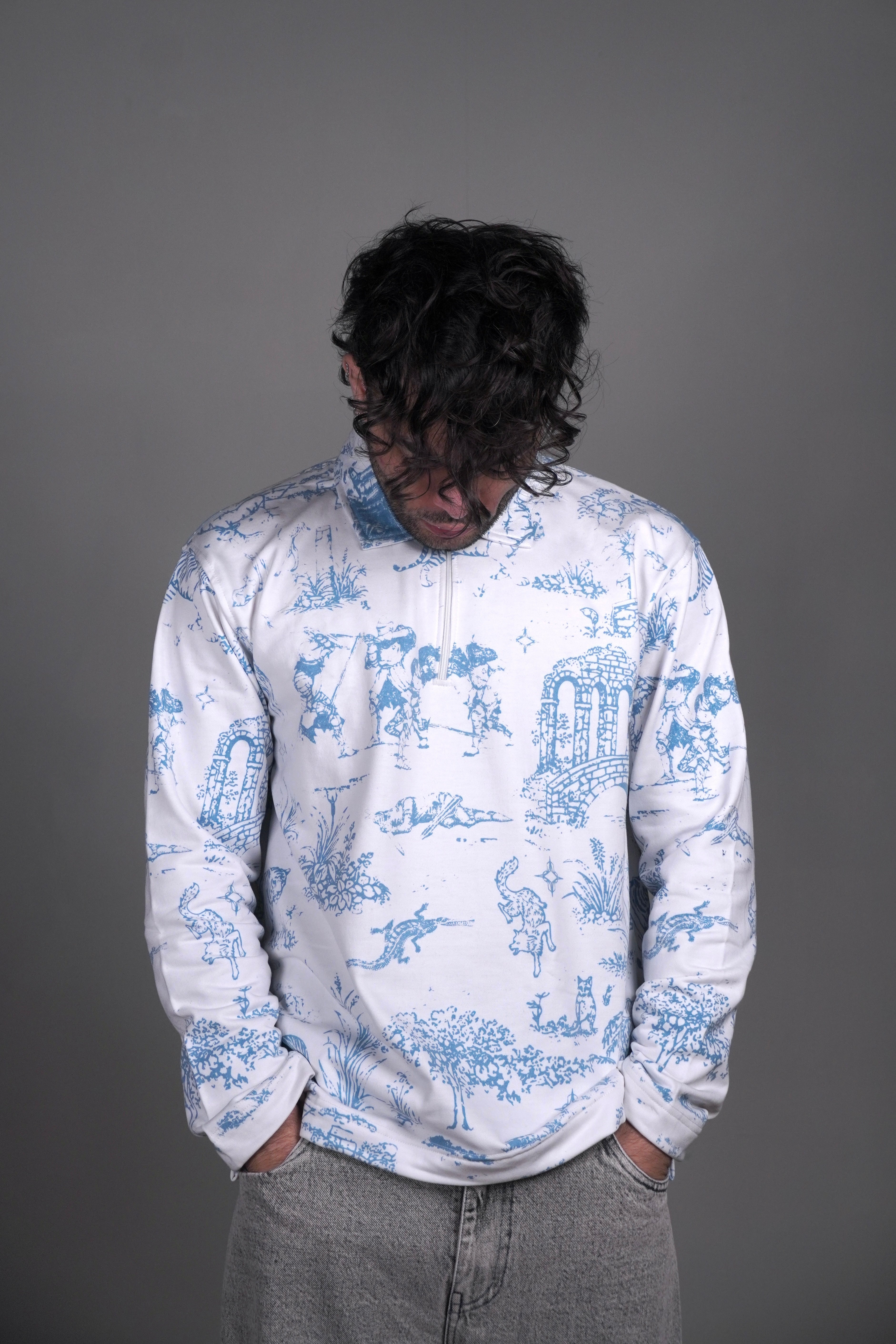 Old English zipper( sweatshirt ) by Ripoff