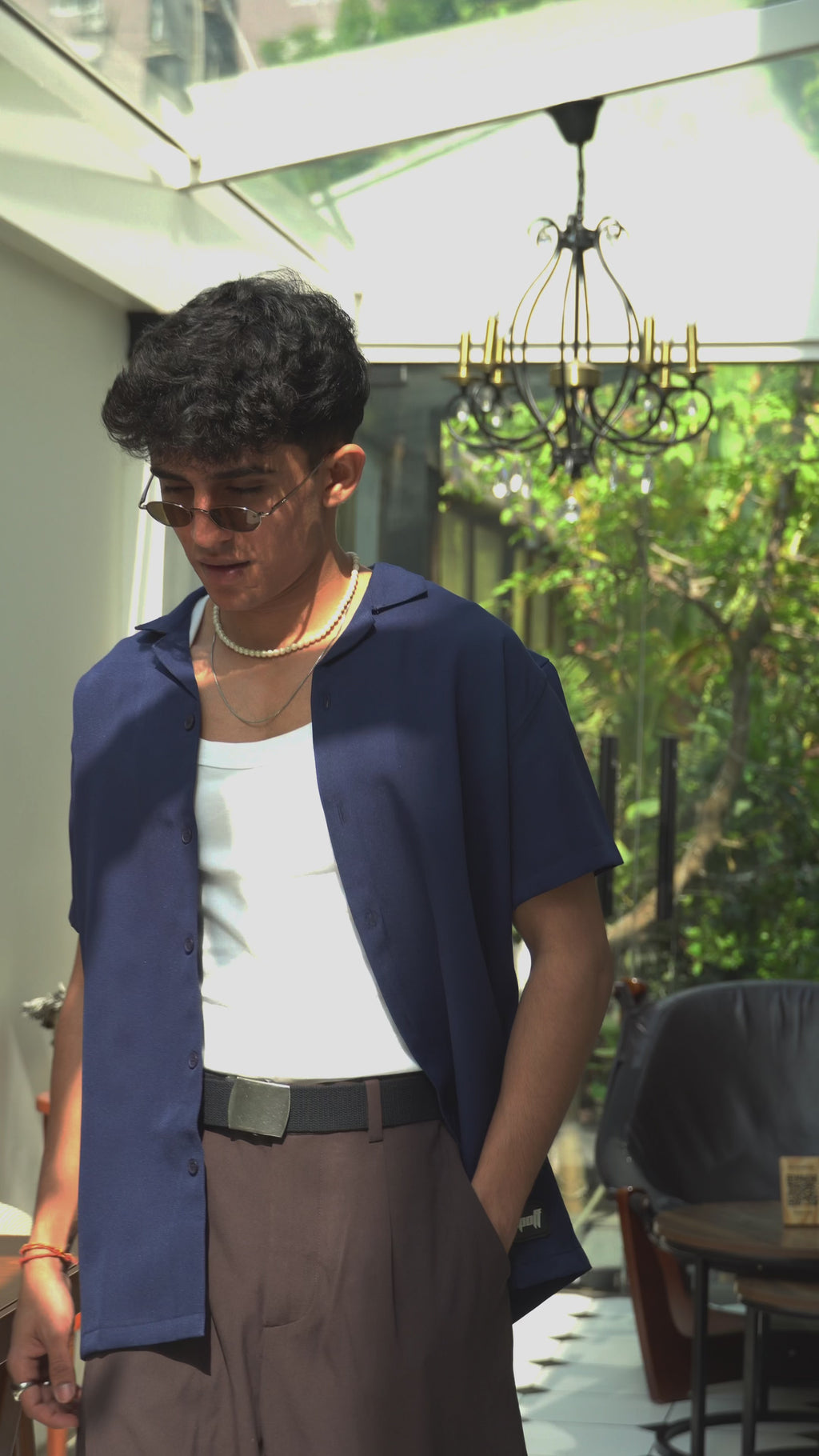 Turquoise shirt