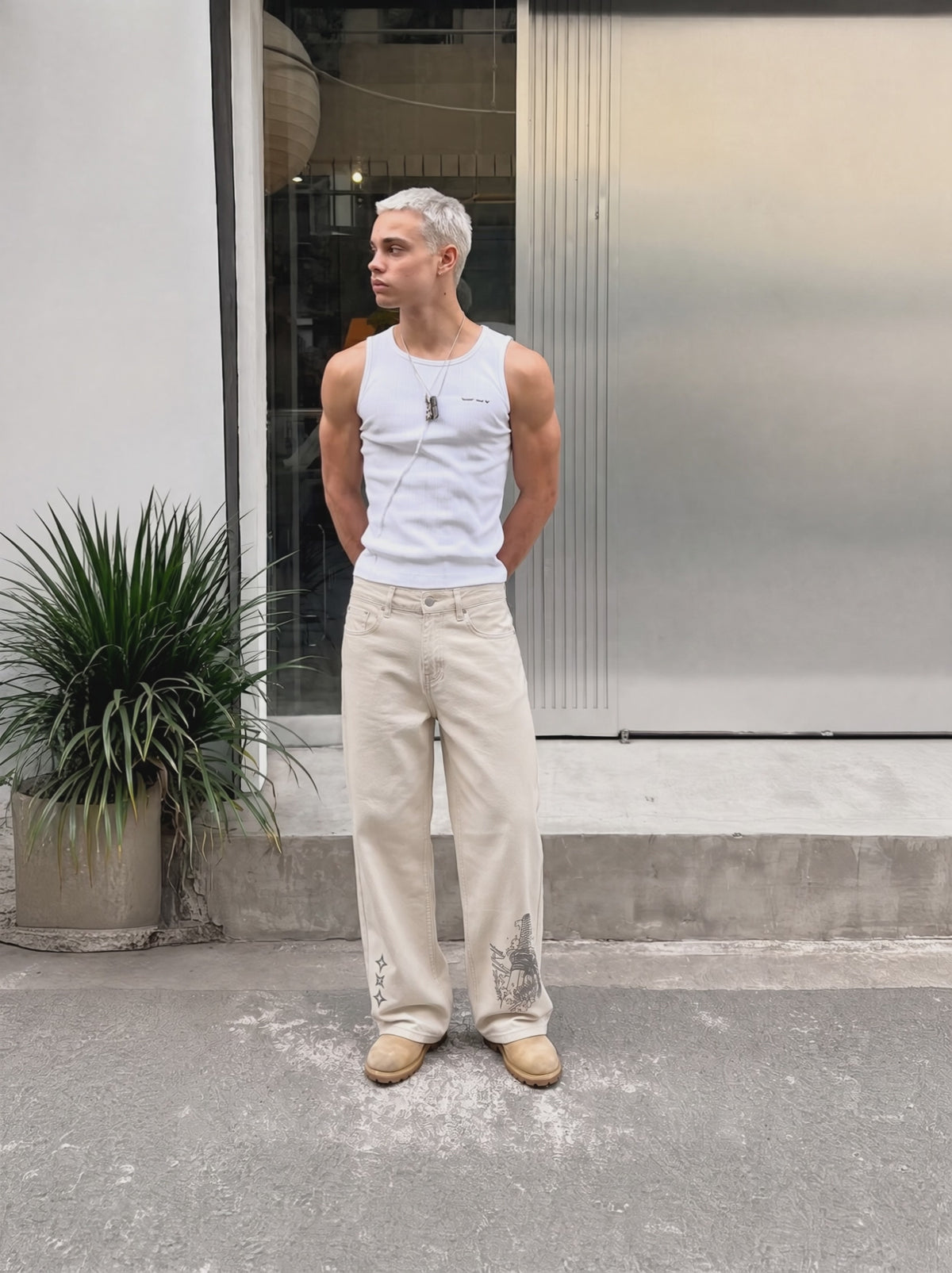 Ivory Katana Denim