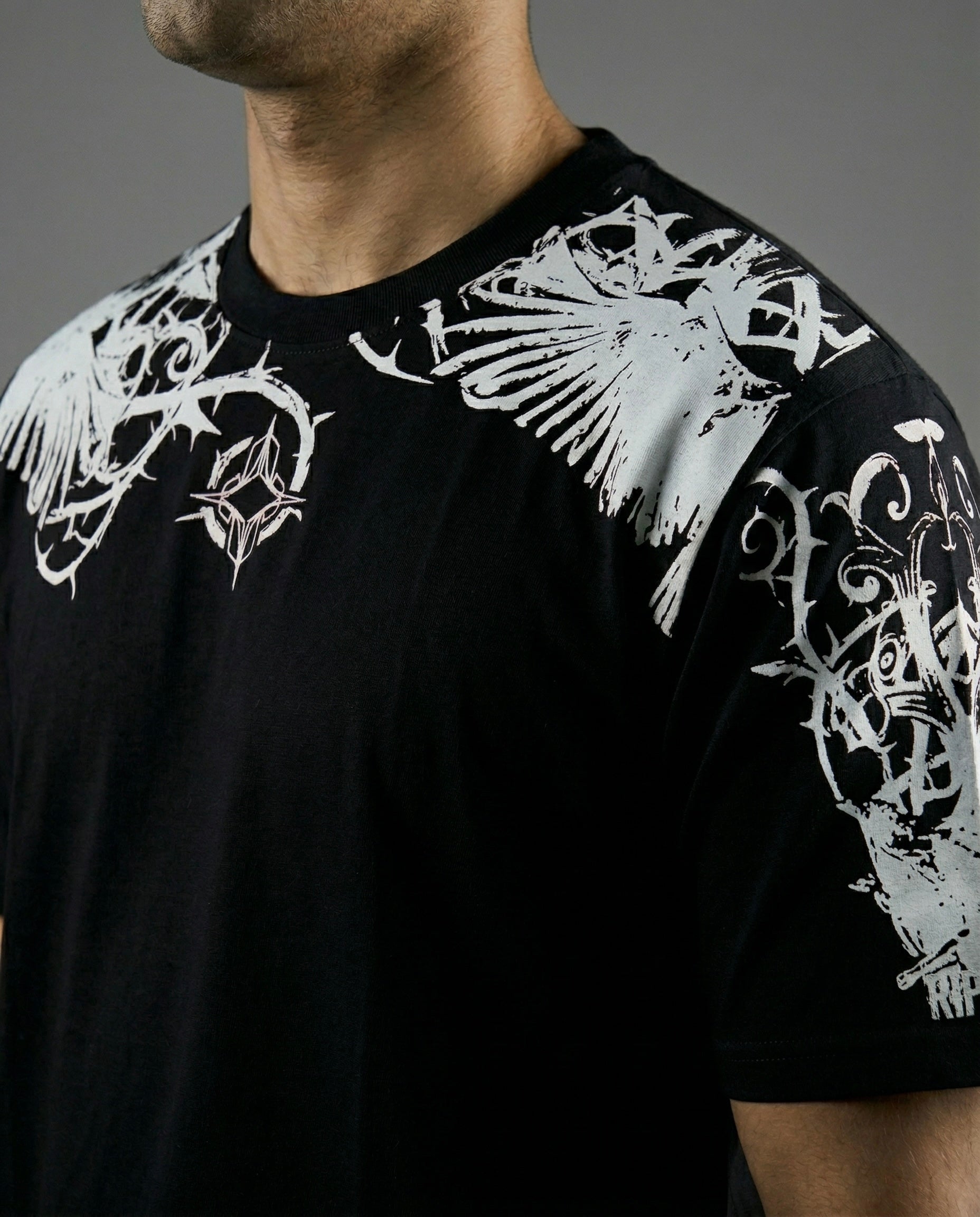 Raven tee (white)( Oversized Tshirts ) by Ripoff
