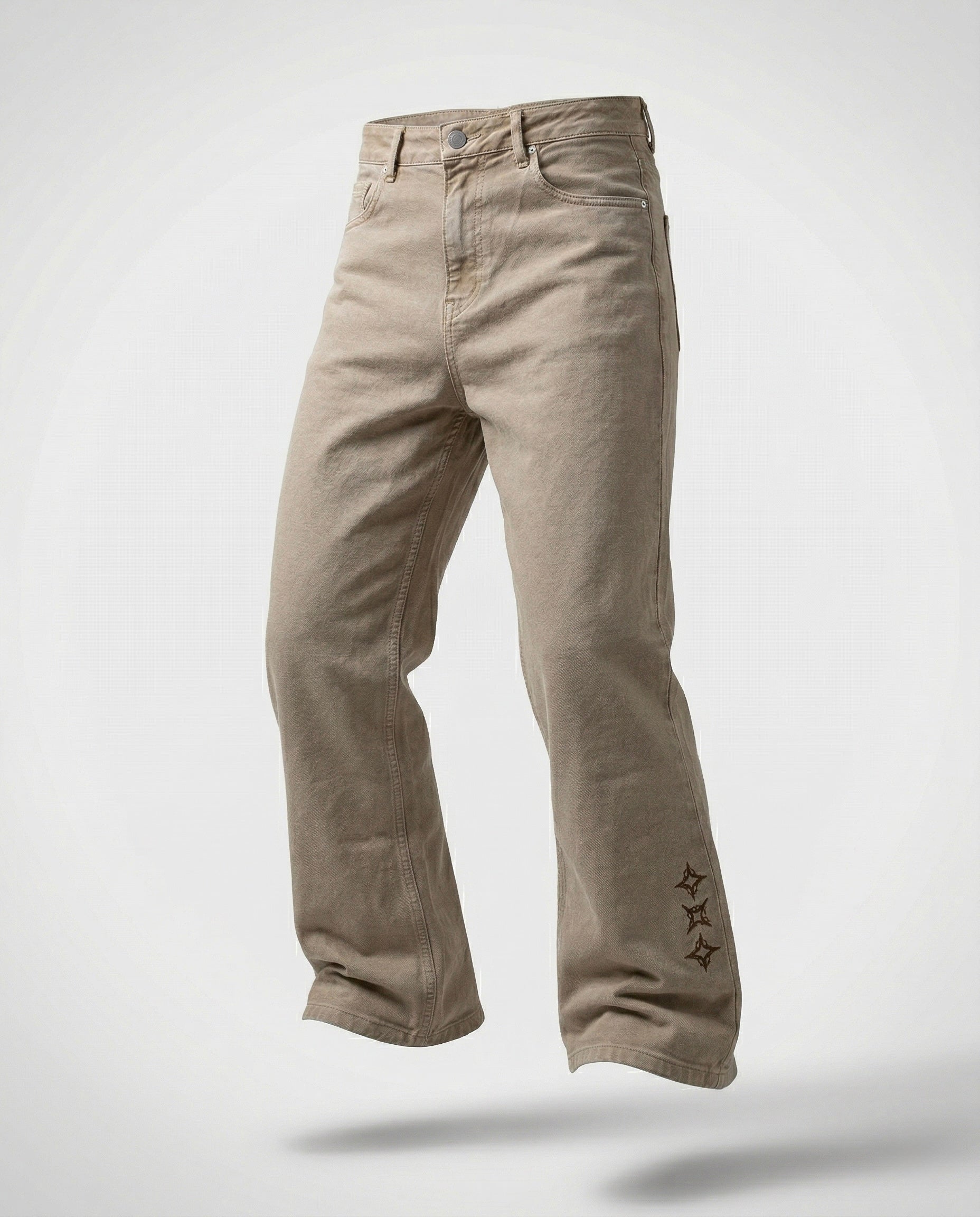 Sanctum beige denim which is a beige coloured baggy streetwear denim by Ripoff