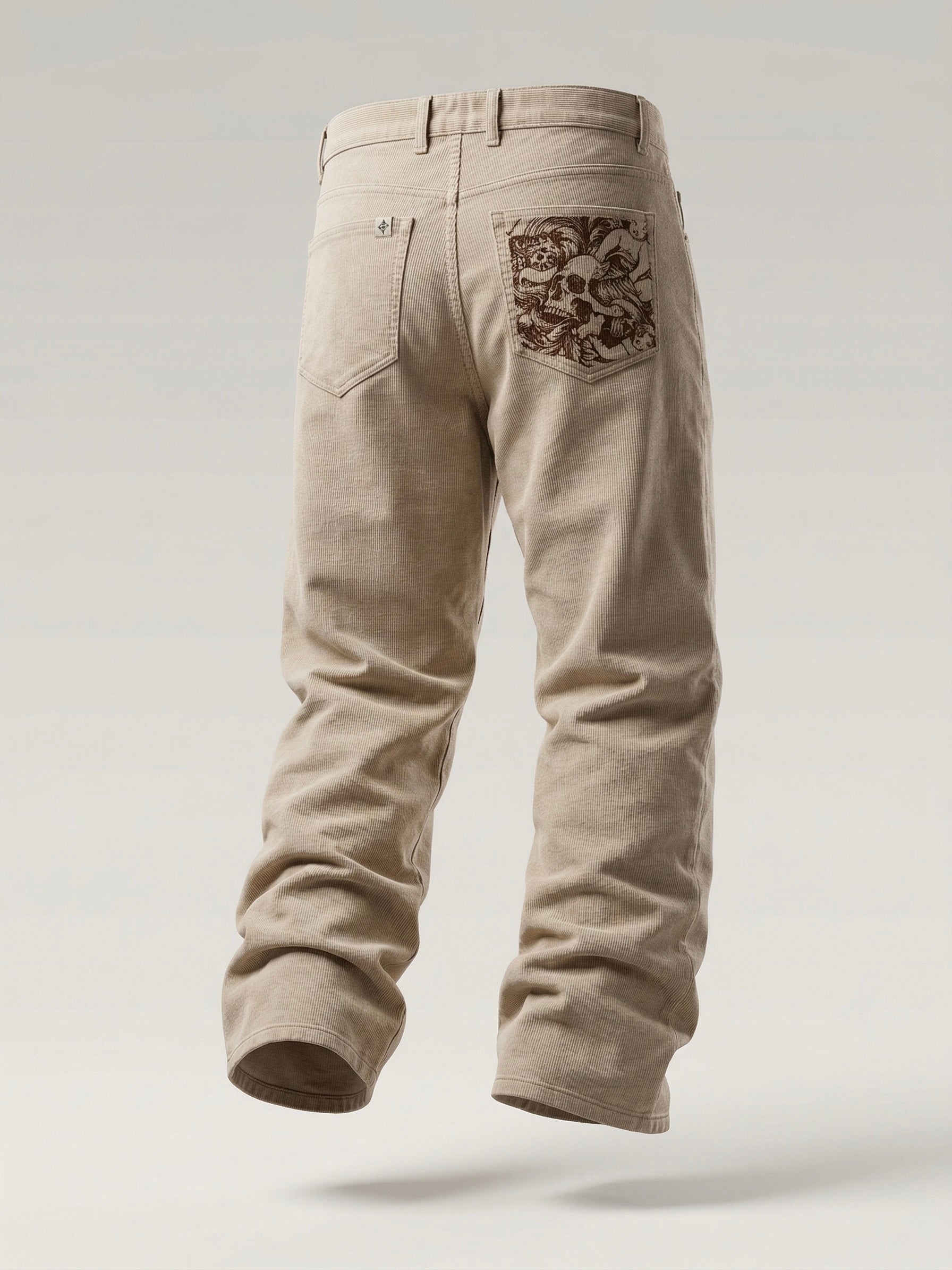 Sanctum beige denim which is a beige coloured baggy streetwear denim by Ripoff