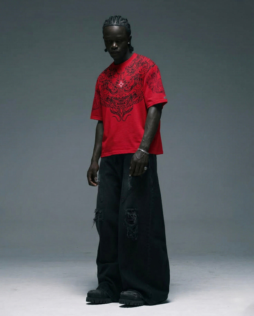 Shogun tee (black)( Oversized Tshirts ) by Ripoff