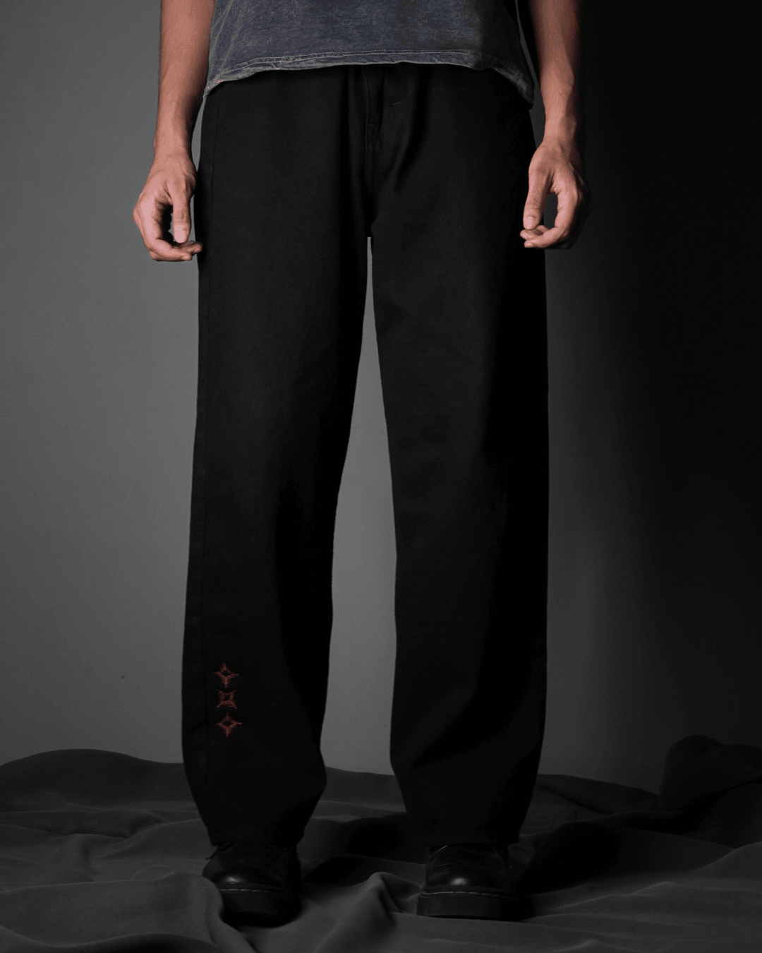 Tigerback black denim( denim ) by Ripoff