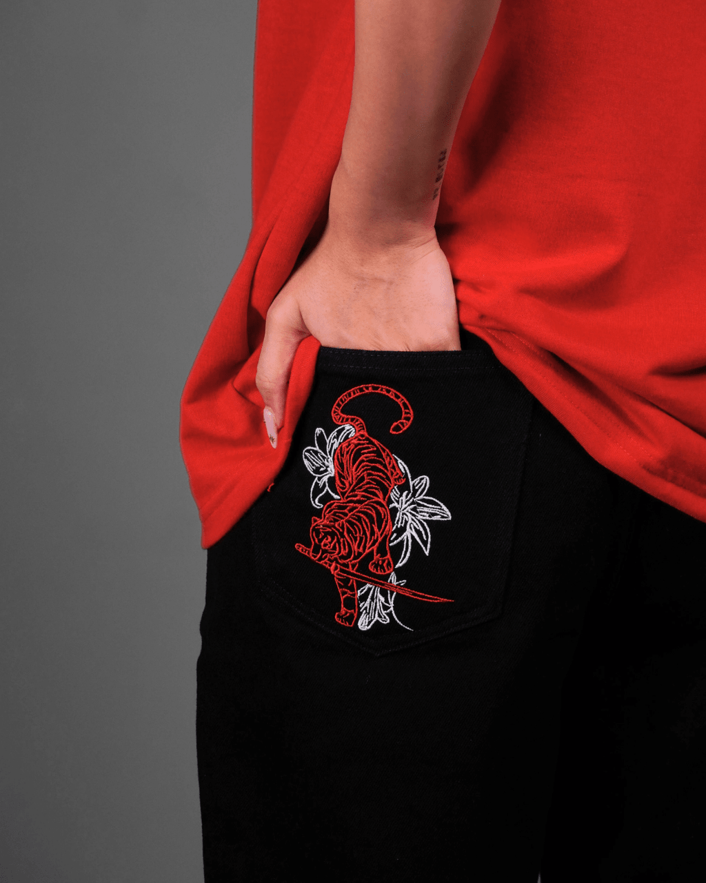 Tigerback black denim( denim ) by Ripoff
