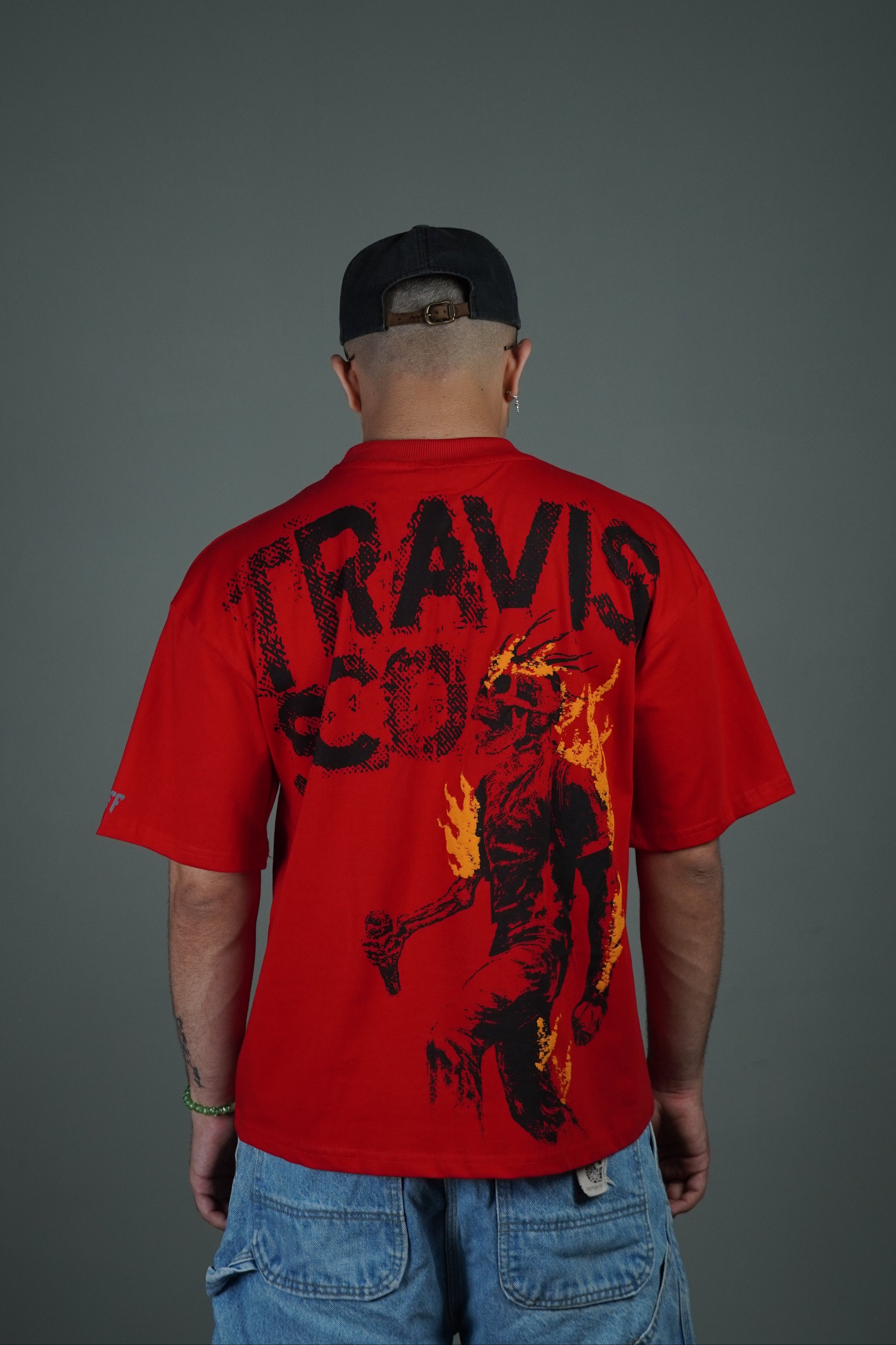 Travis tee/La flame( Oversized Tshirts ) by Ripoff