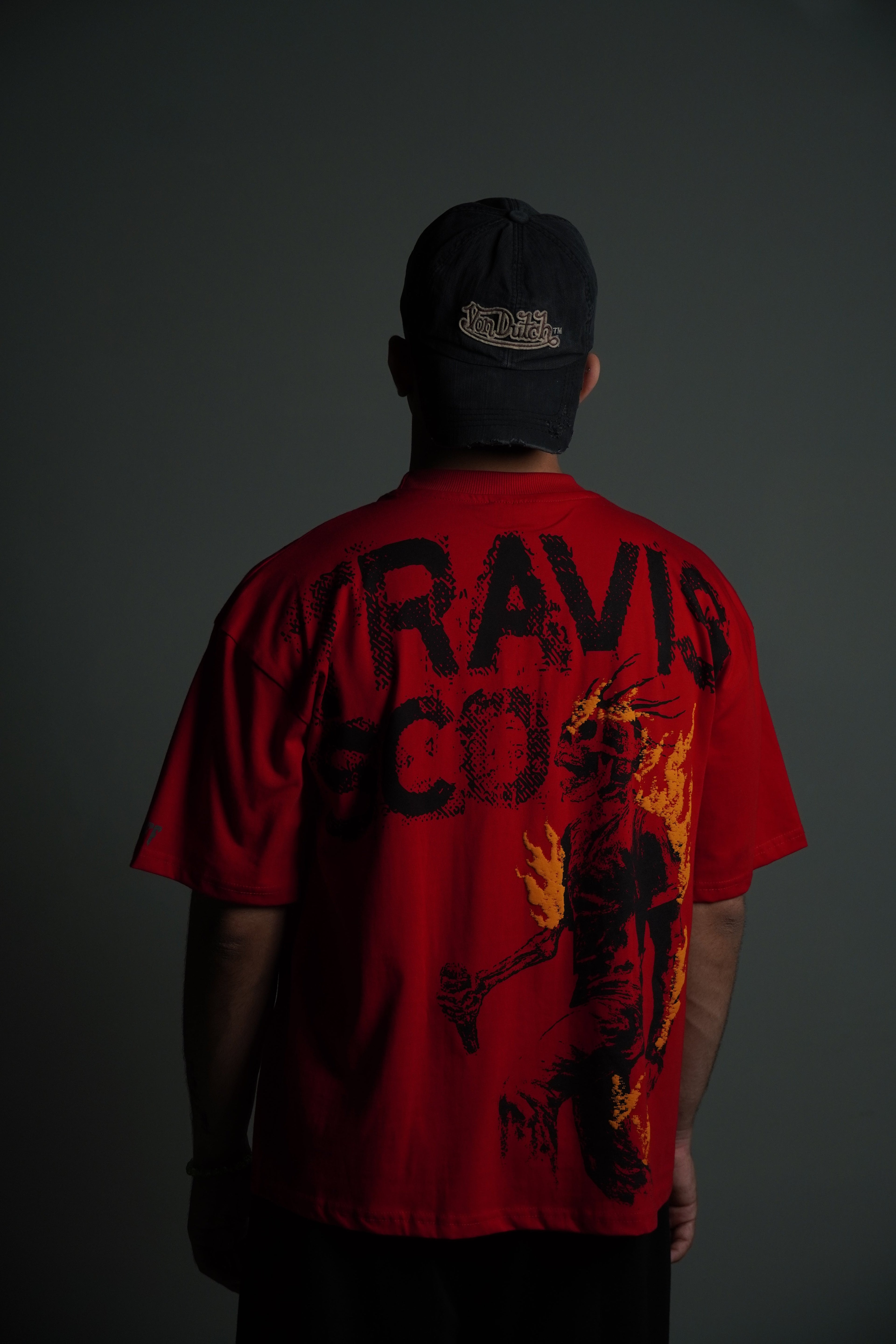 Travis tee/La flame( Oversized Tshirts ) by Ripoff